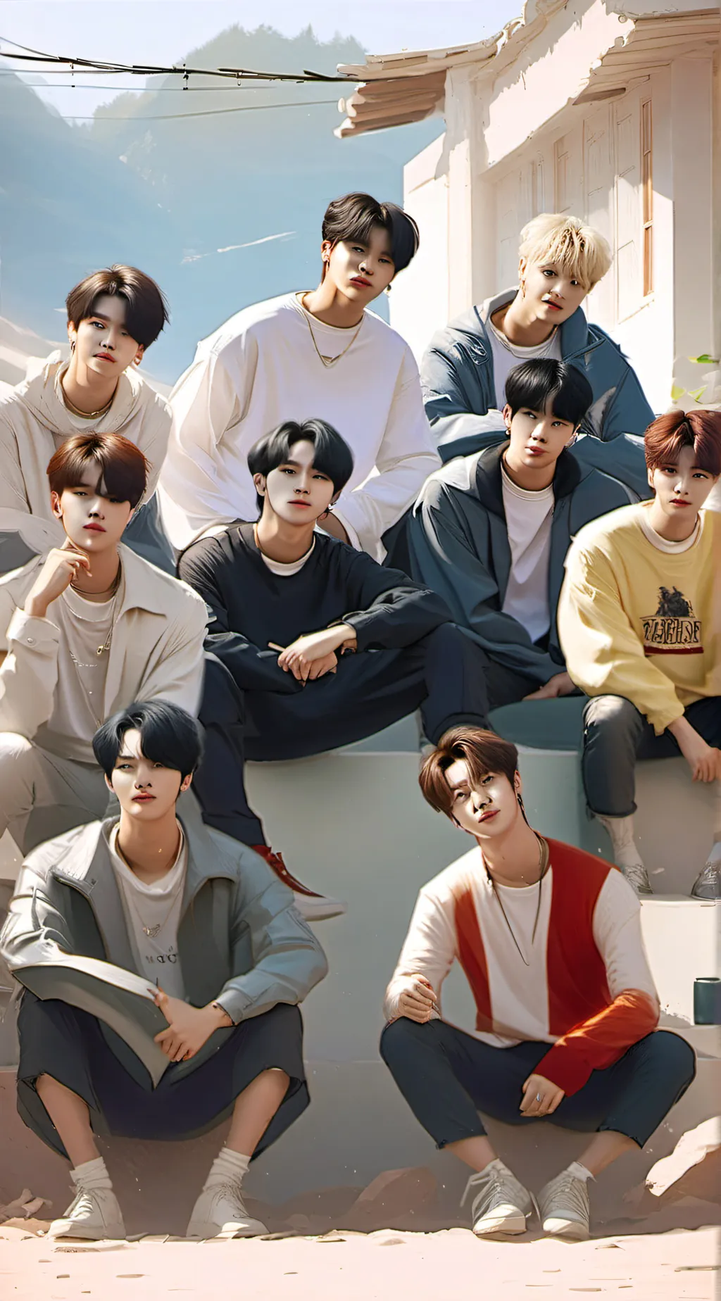 ai character: skz background
