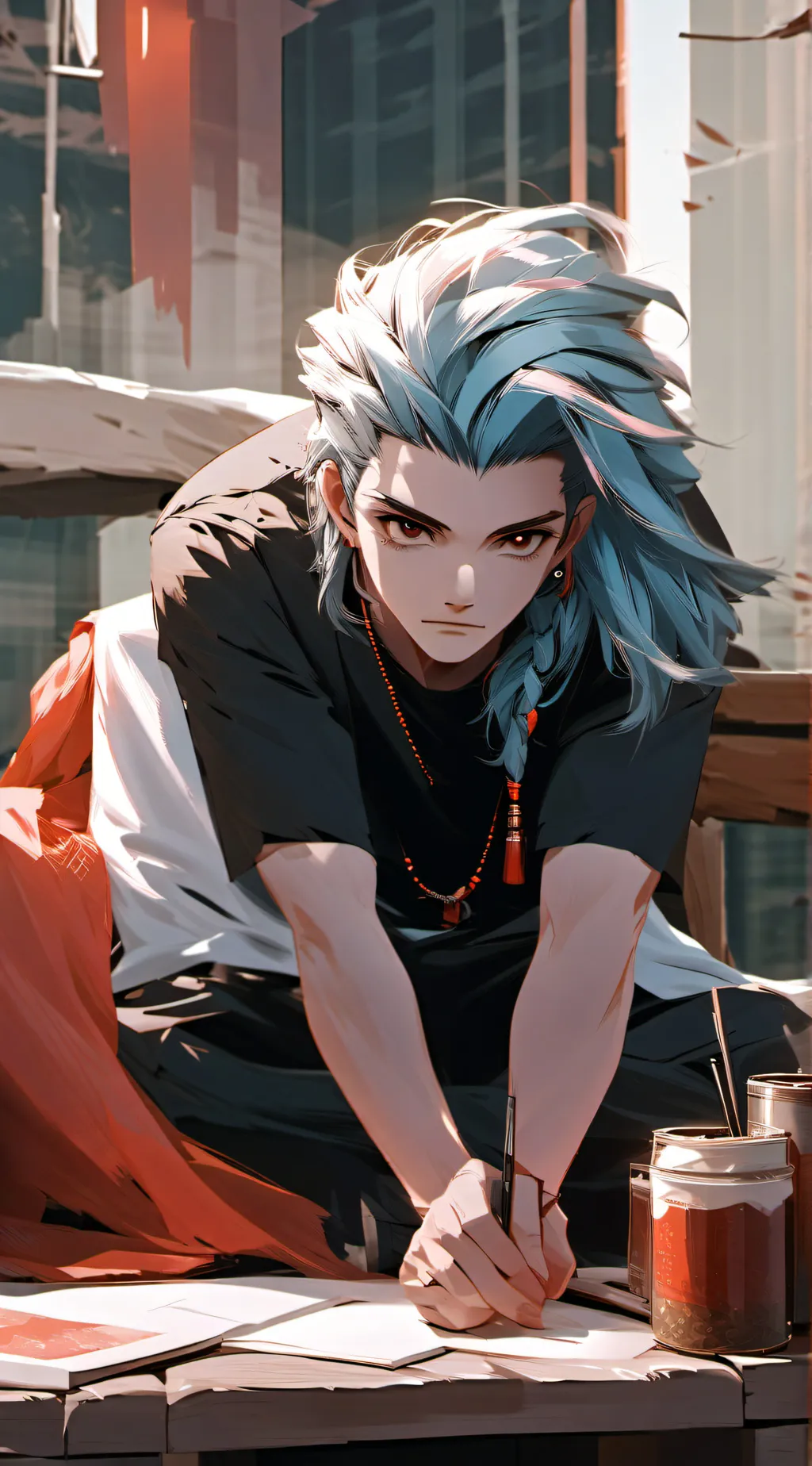 ai character: Ethan background
