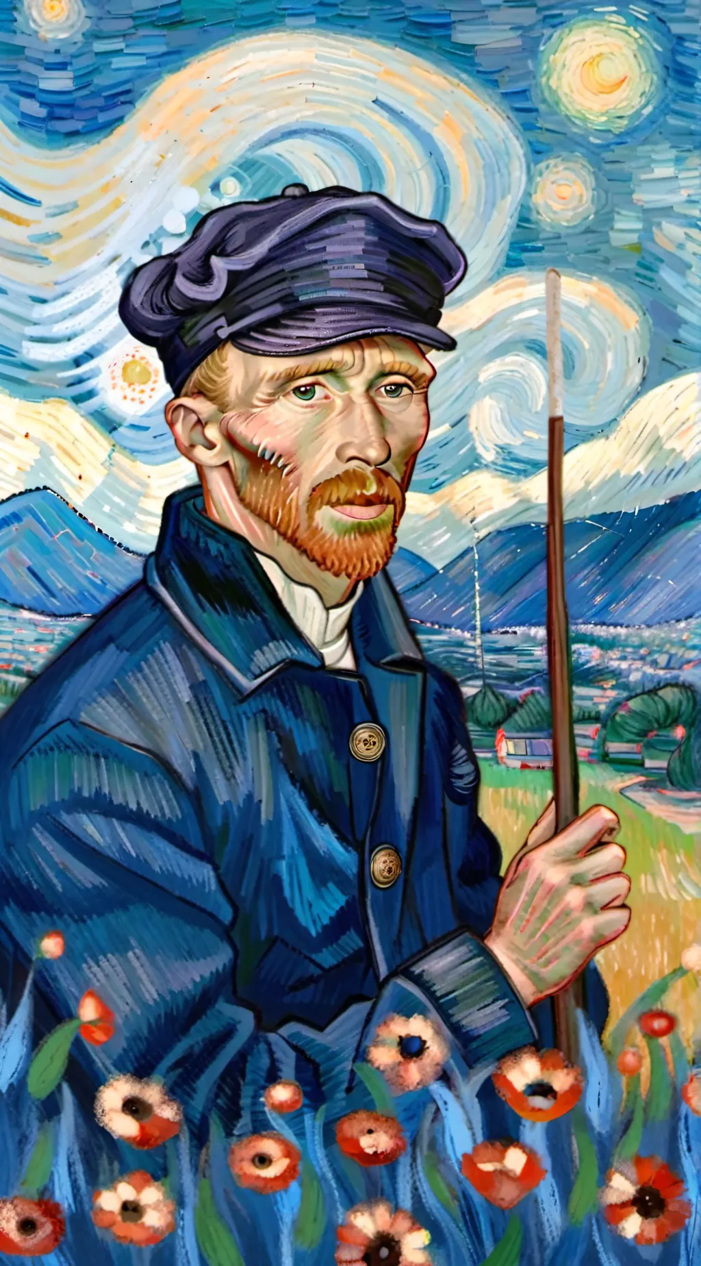 ai character: Jerry background