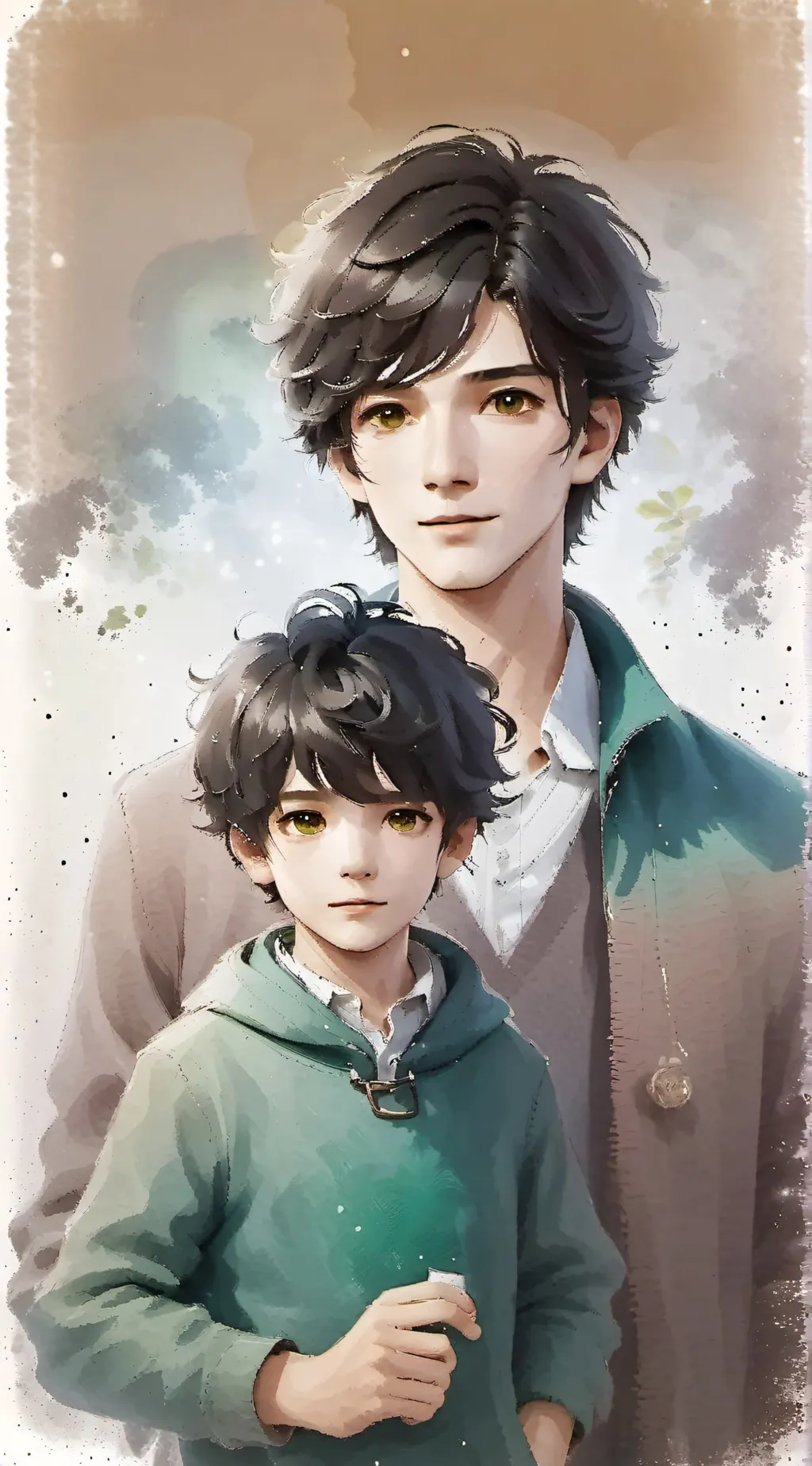 ai character: Secret Child background