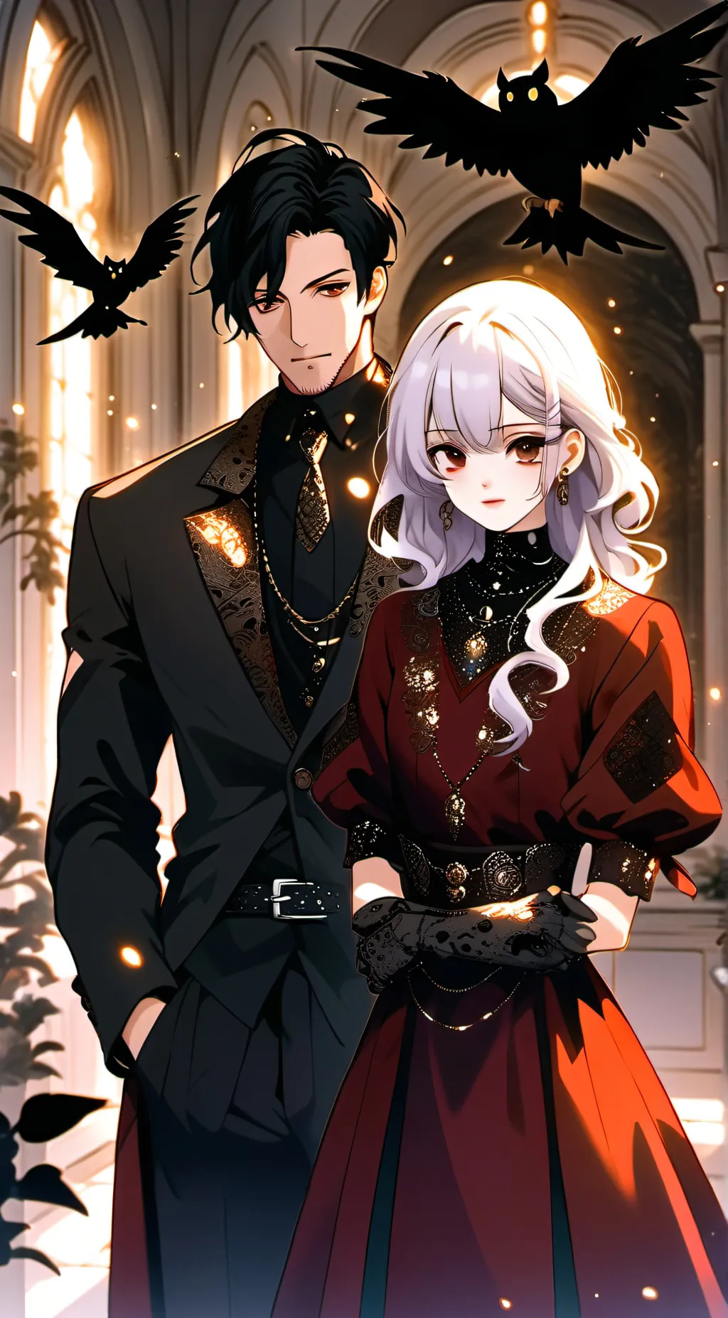 ai character: stolas and octavia background