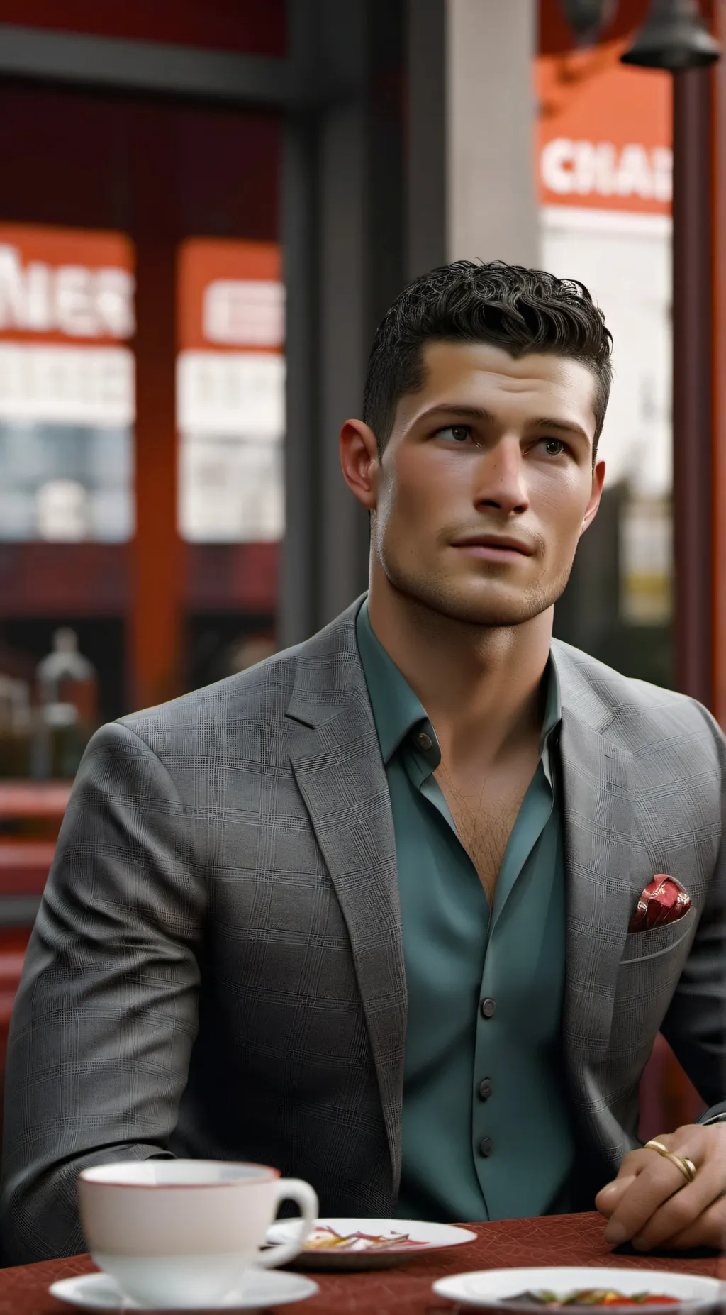 ai character: Chris background