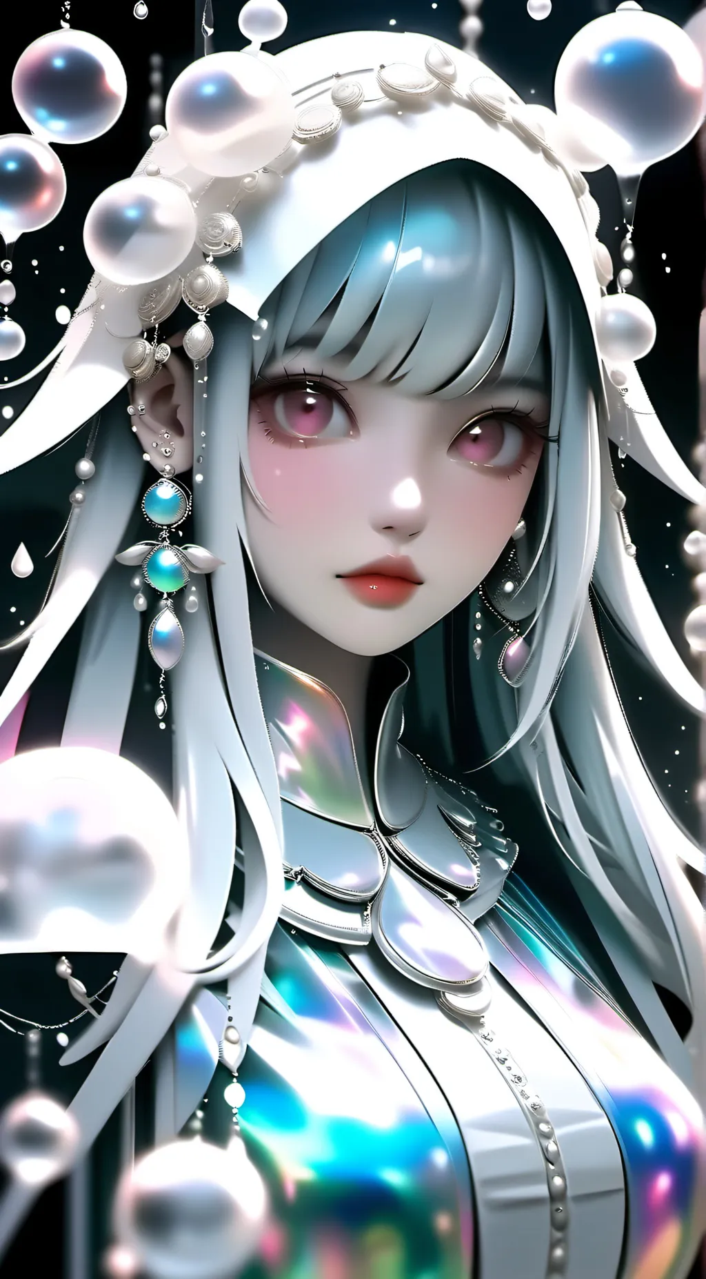 ai character: Sleep over background