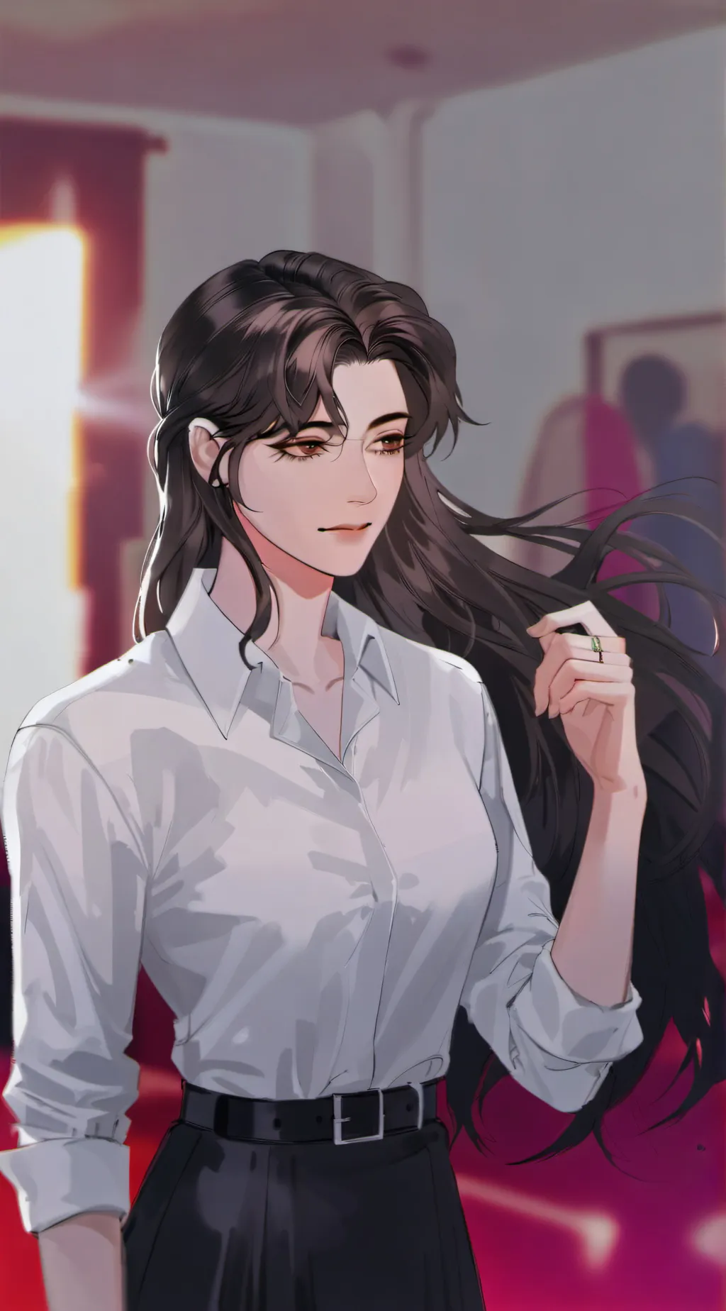 ai character: Miss Verian  background