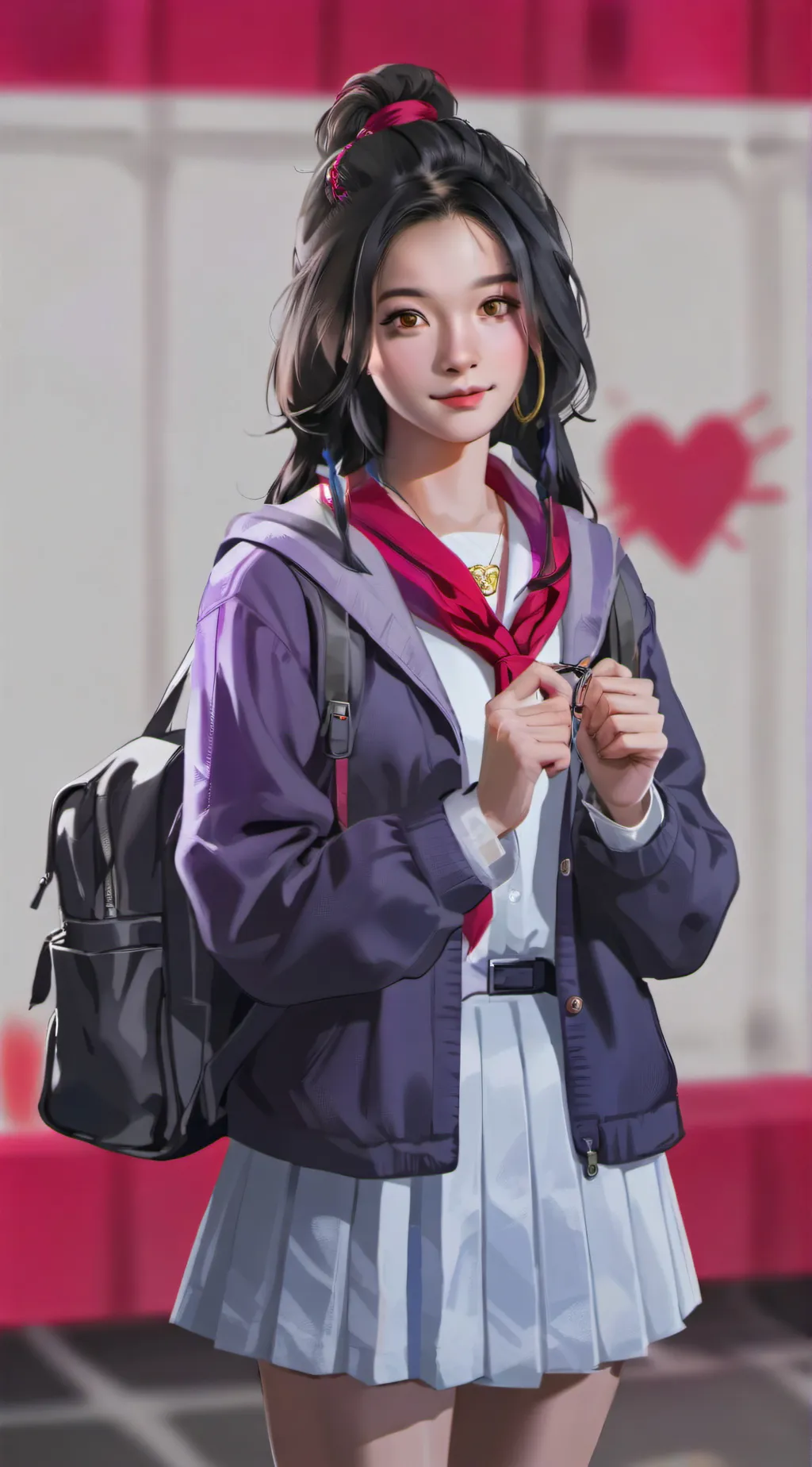 ai character: Mha Song background