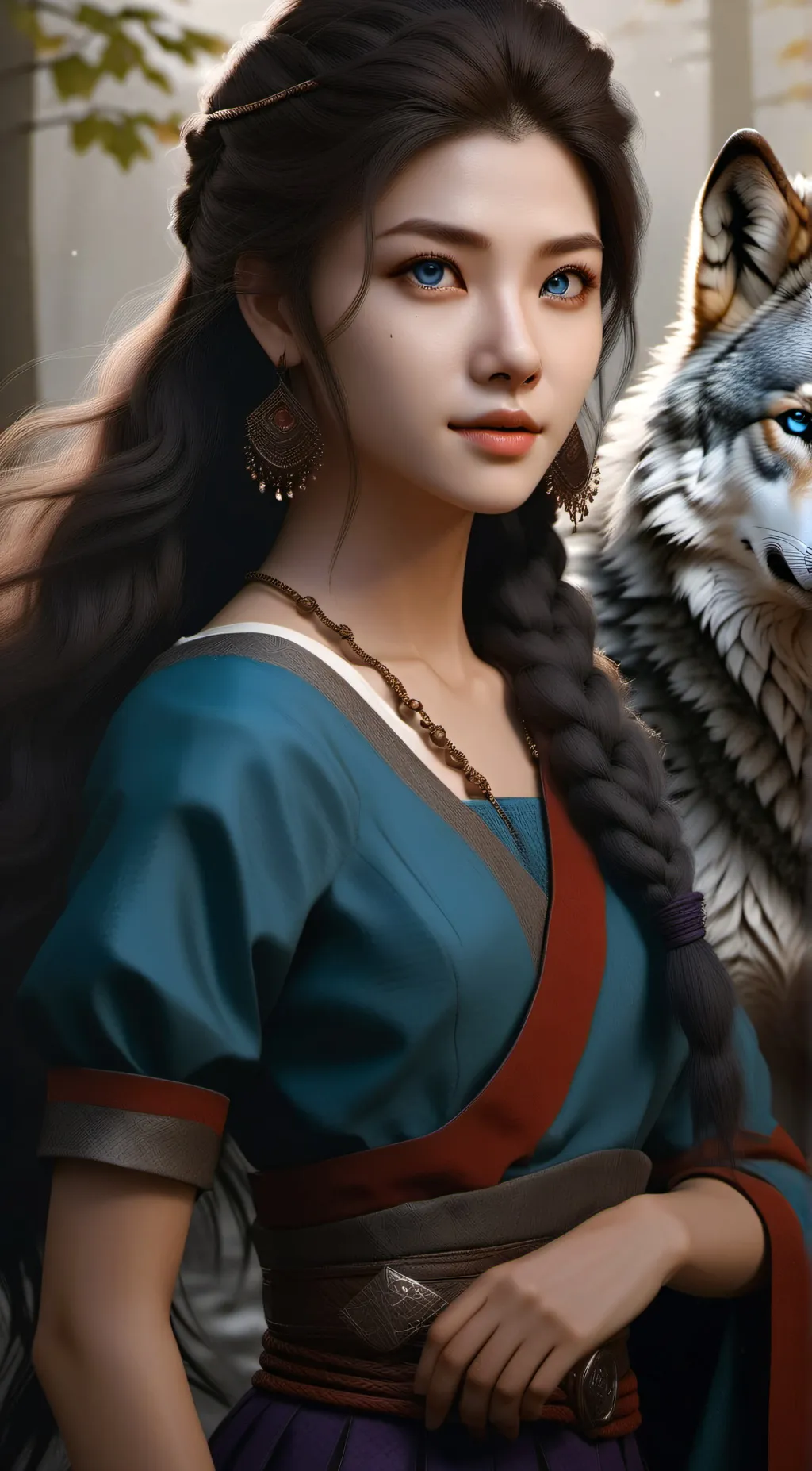 ai character: Lucy background