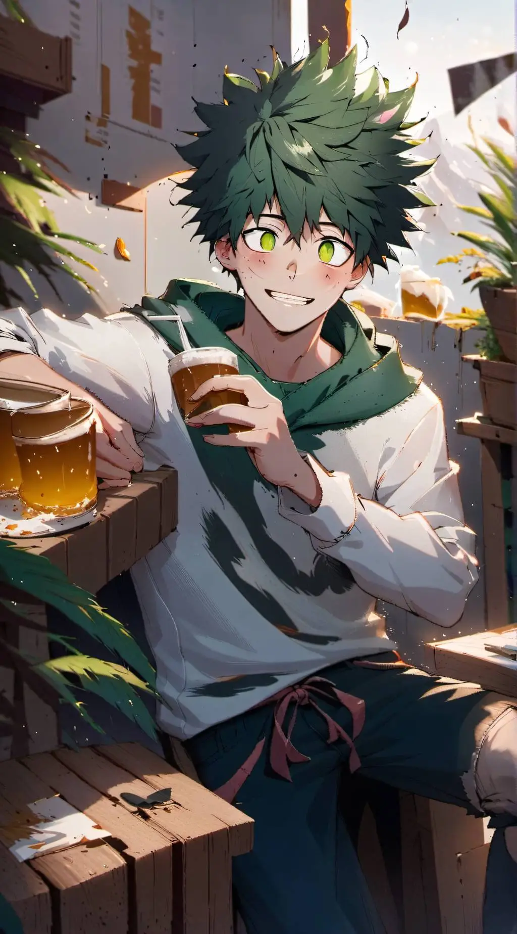 ai character: deku background