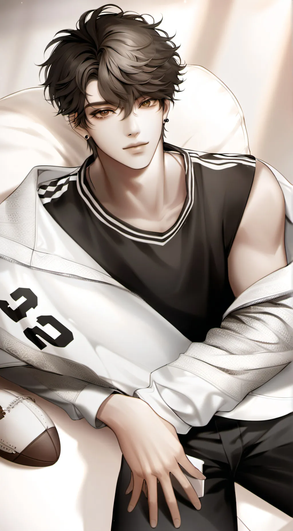 ai character: Damian  background