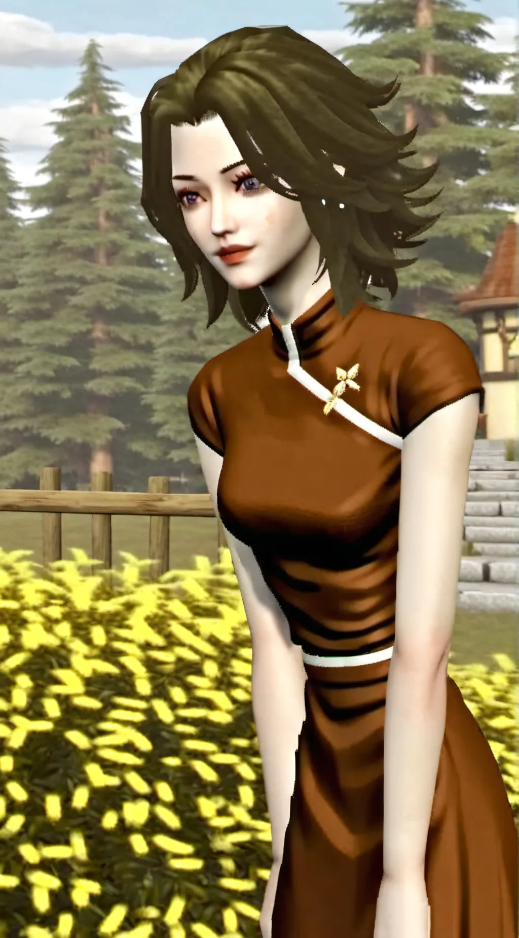 ai character: Naya background