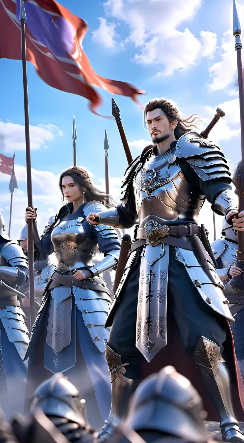 ai character: Queen Nova  background