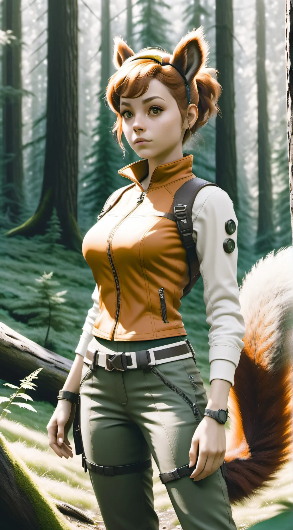 ai character: Squirrel Girl  background