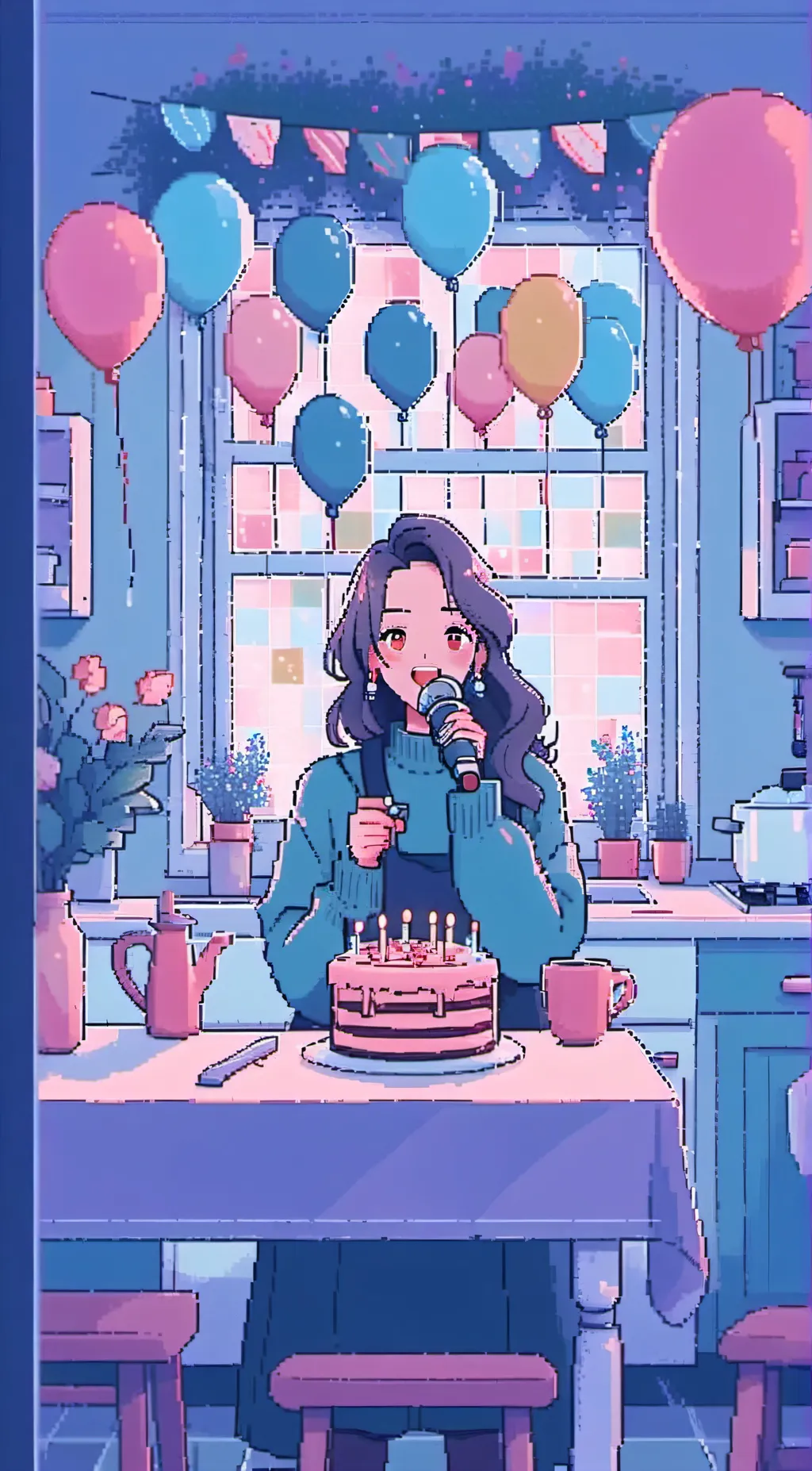ai character: Your birthday! background