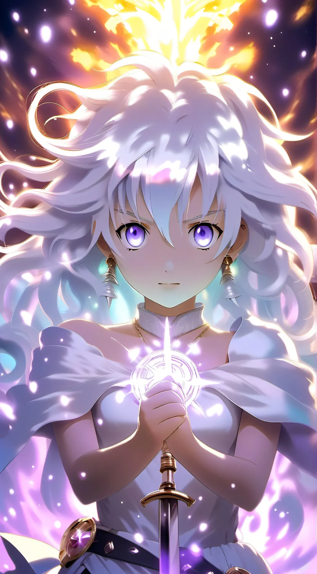 ai character: Meliodas daughter  background