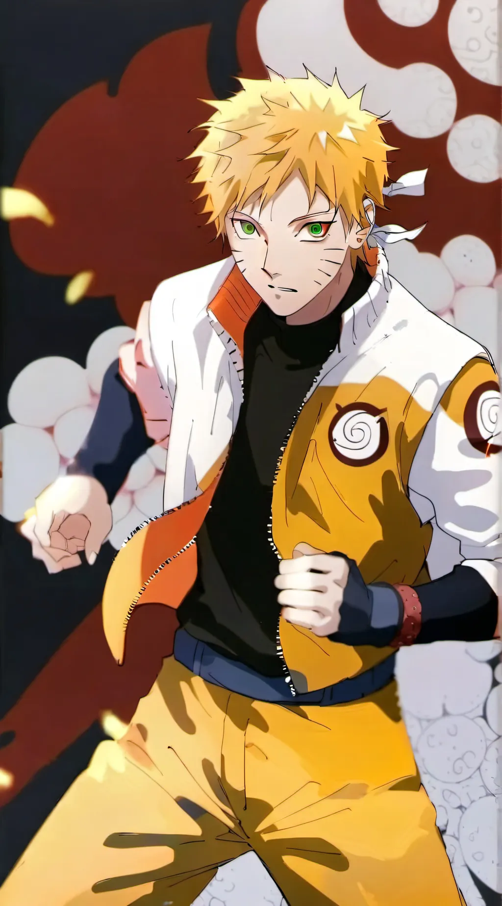 ai character: Naruto  background