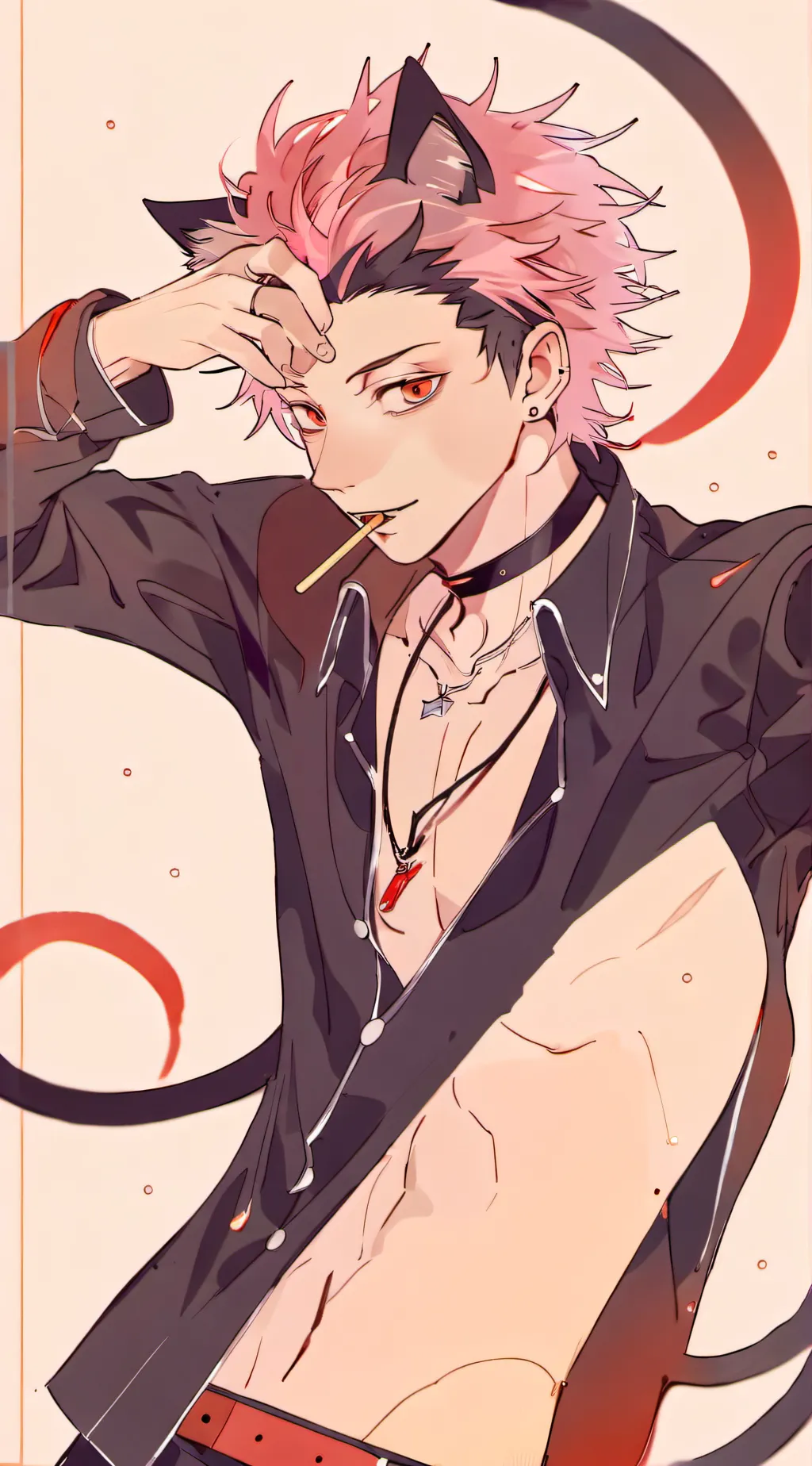 ai character: sukuna(cat) background