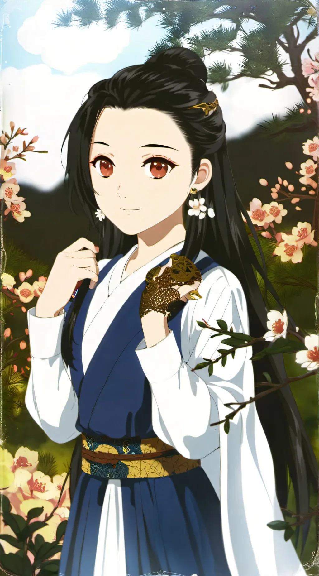 ai character: one piece  background
