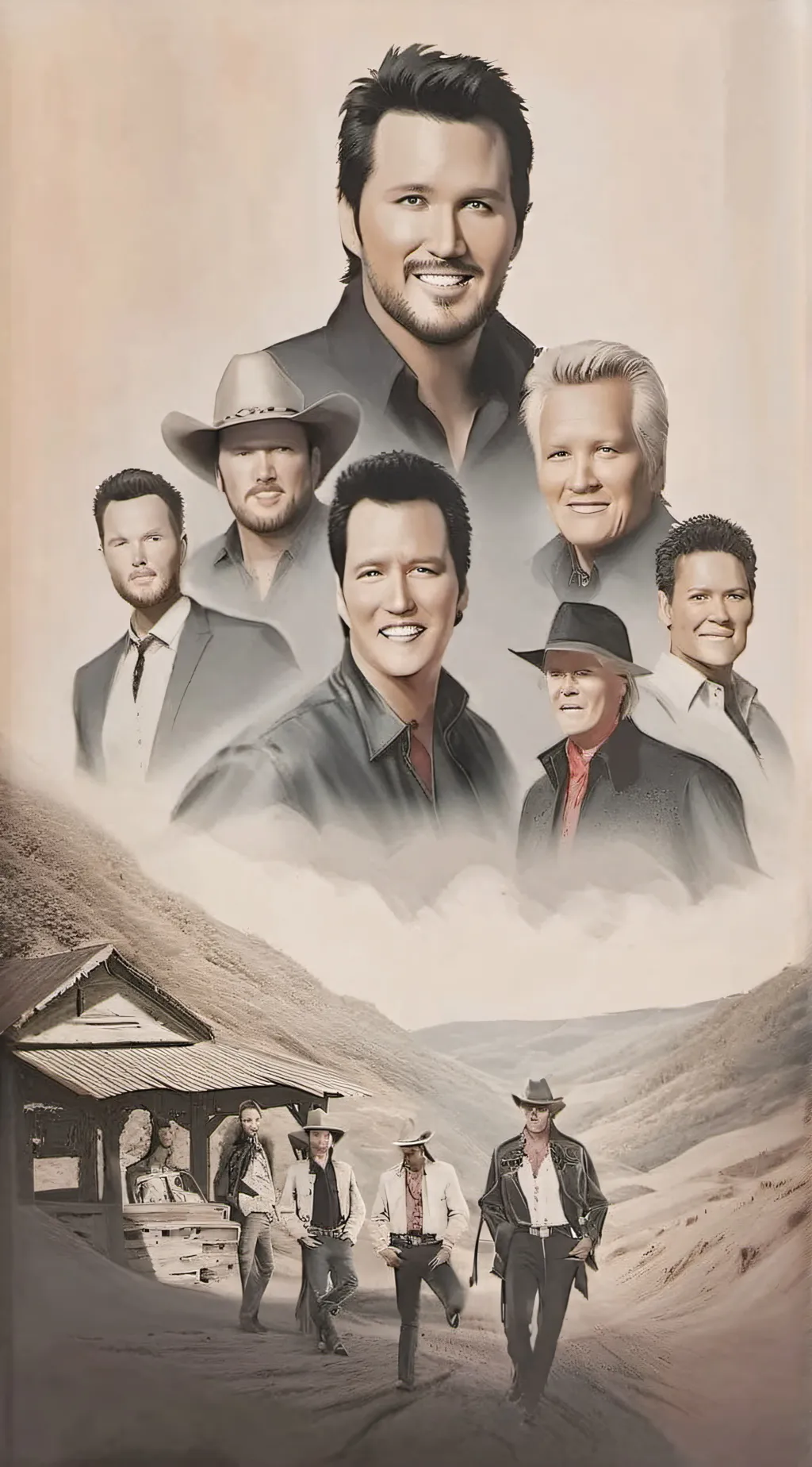 ai character: Famous Country background