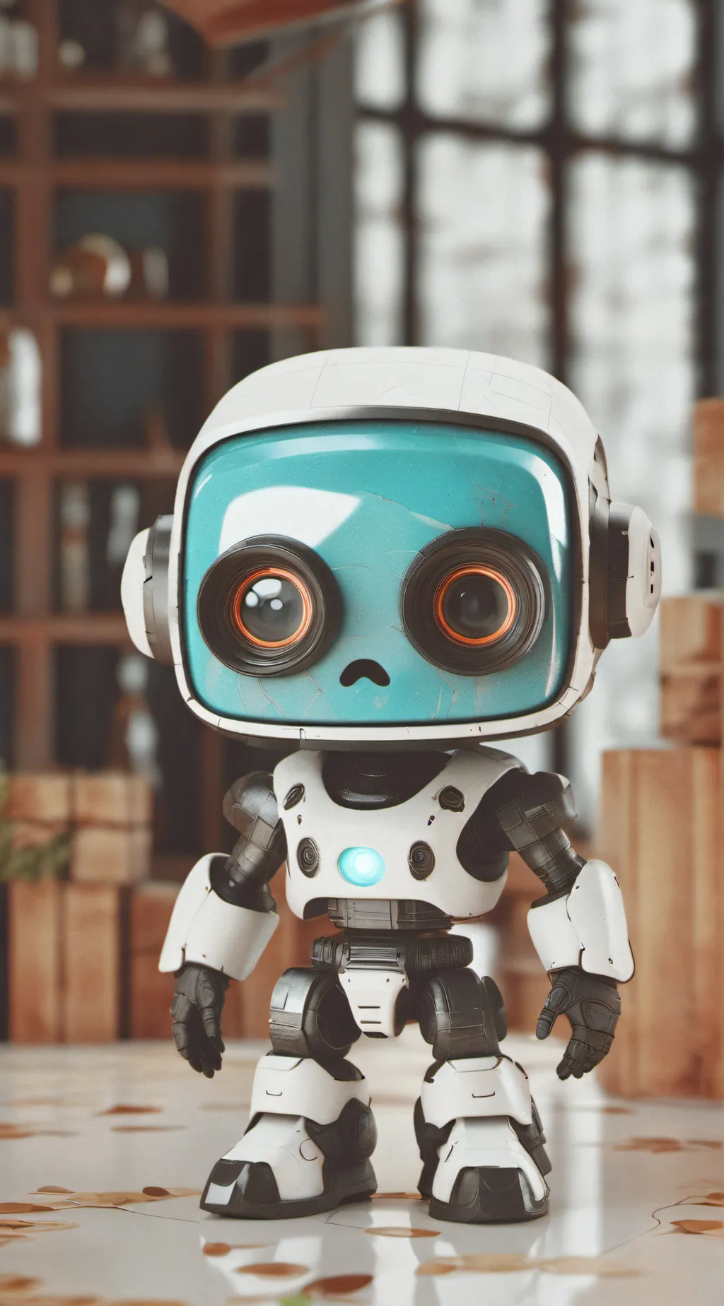 ai character: Helper bot  background