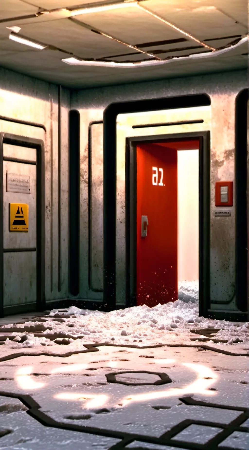 ai character: Testing Room A-27 background