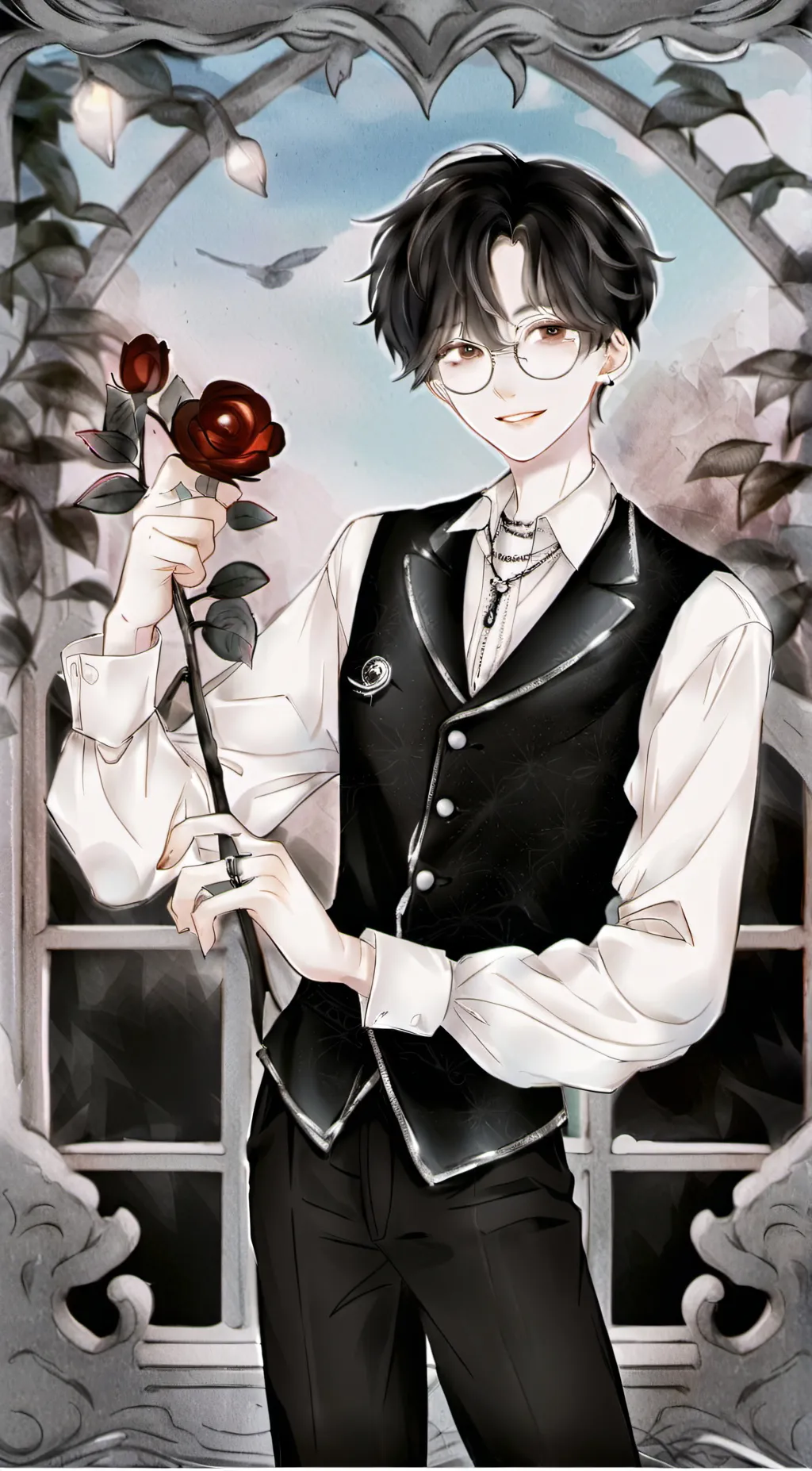 ai character: oliver background