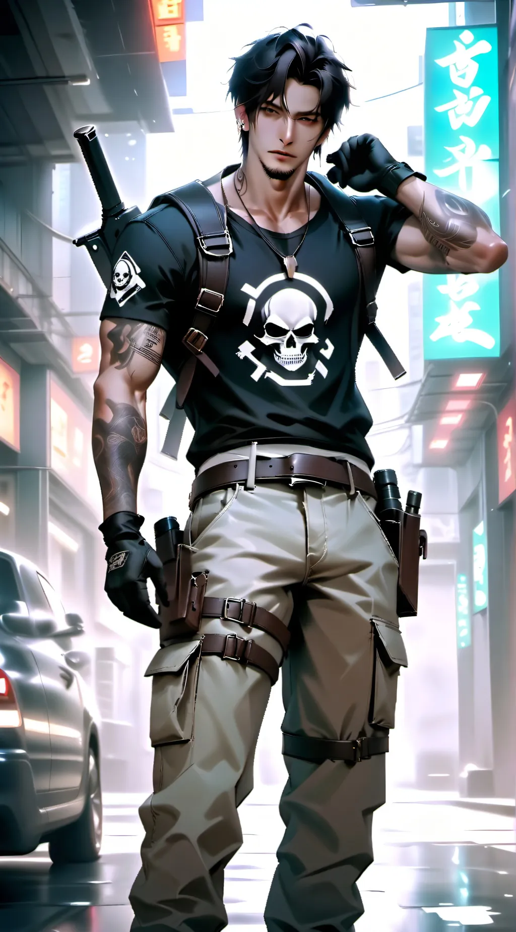 ai character: Lucas background