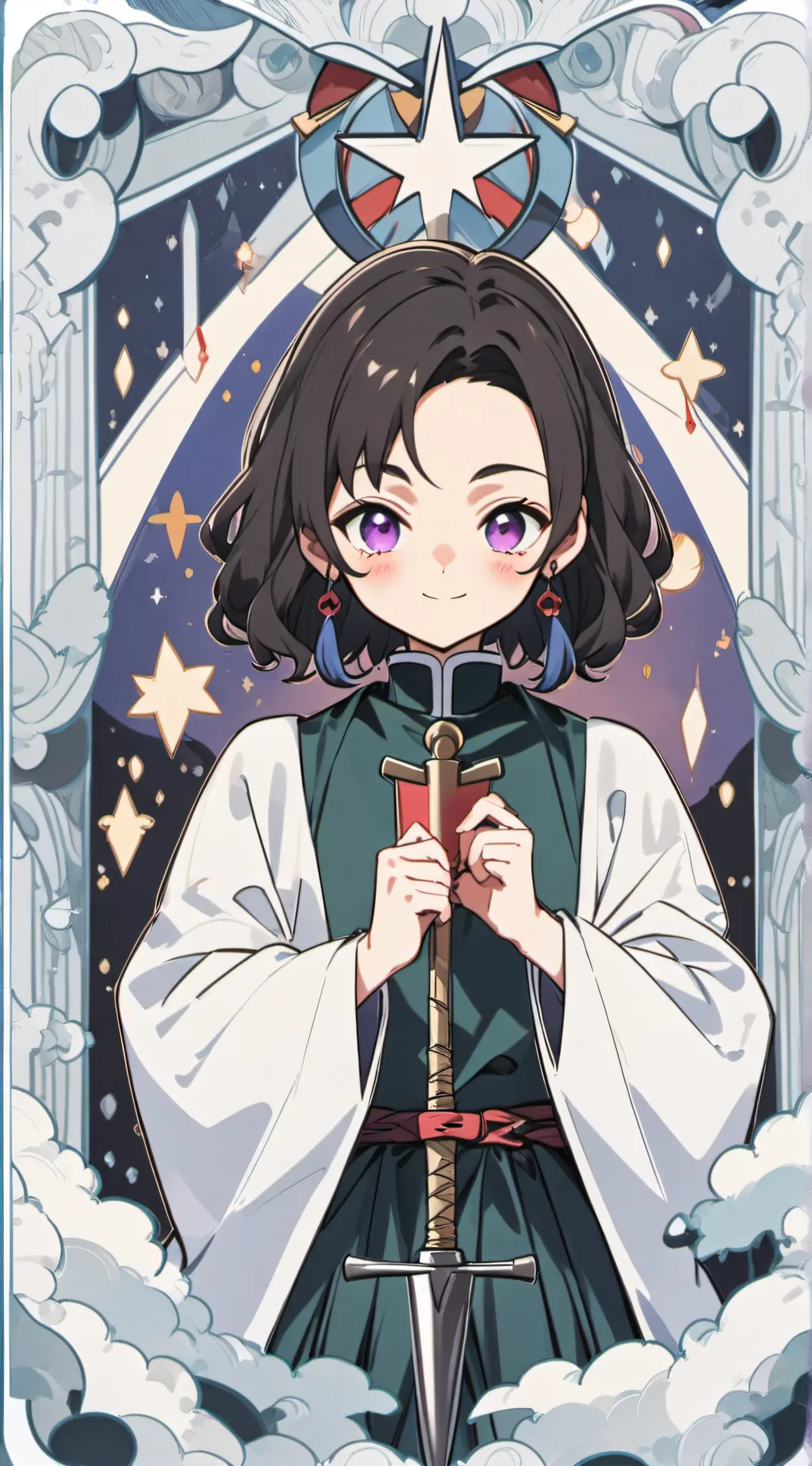ai character: Demon slayer  background