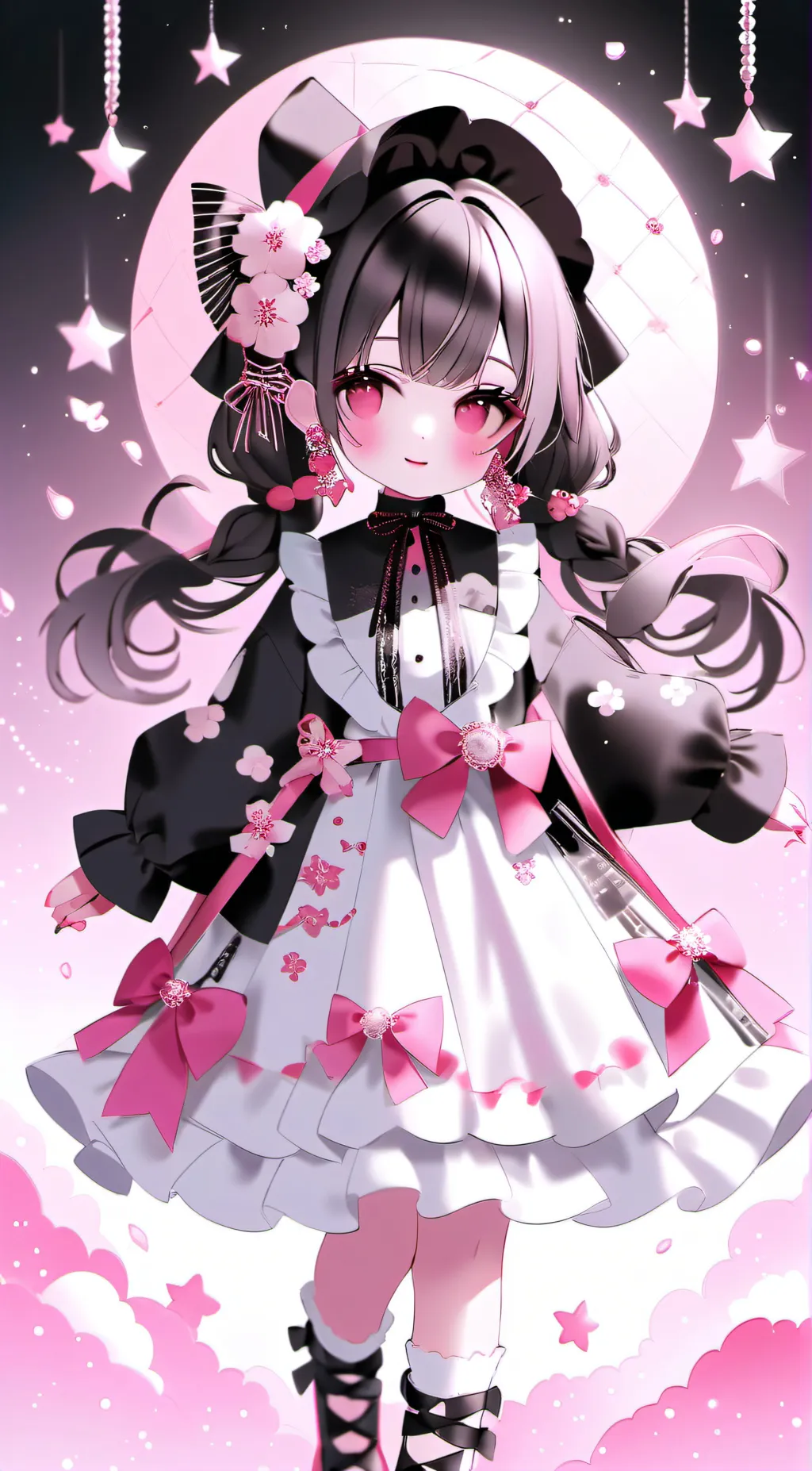 ai character: Luna background