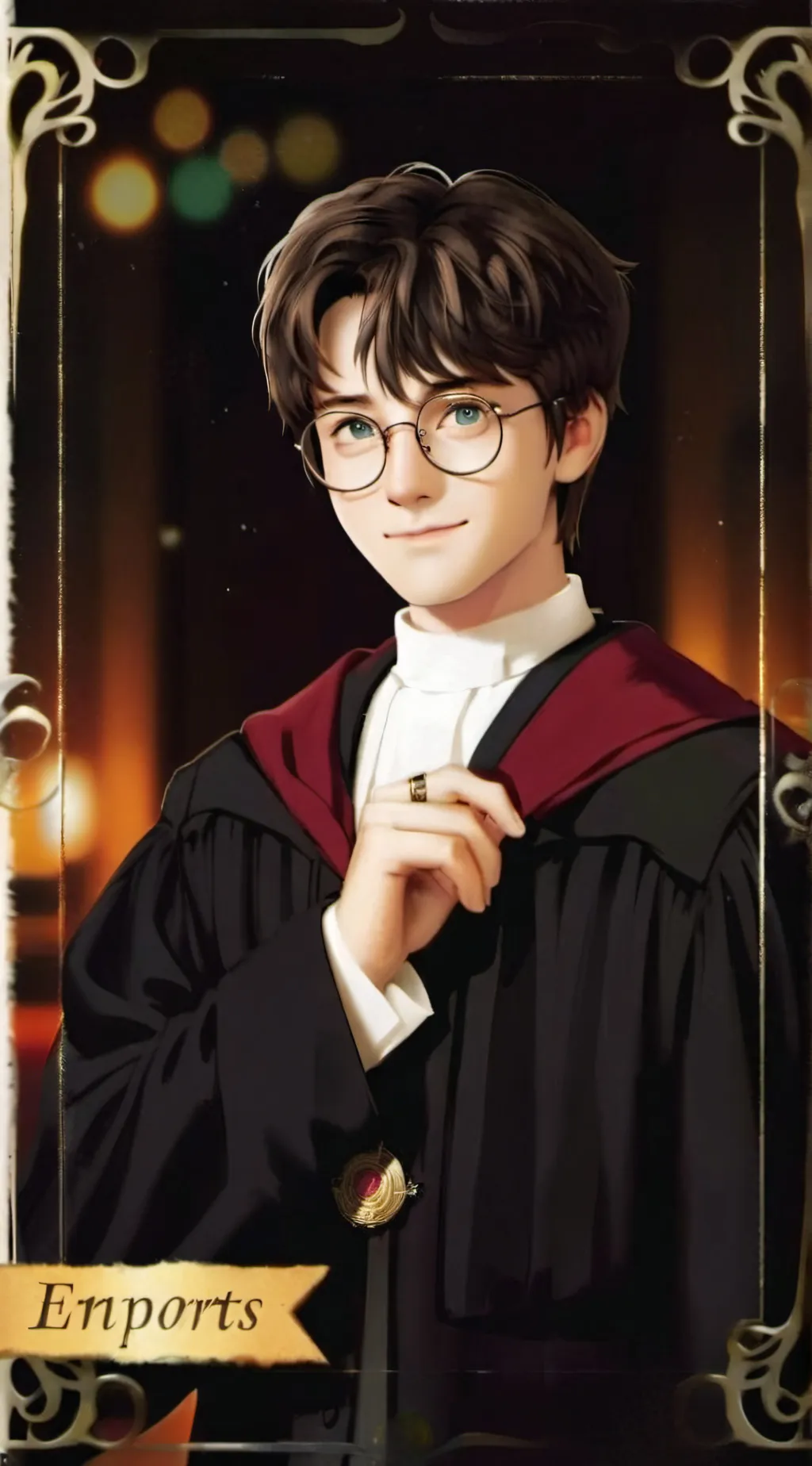 ai character: Hodwarts adventure background