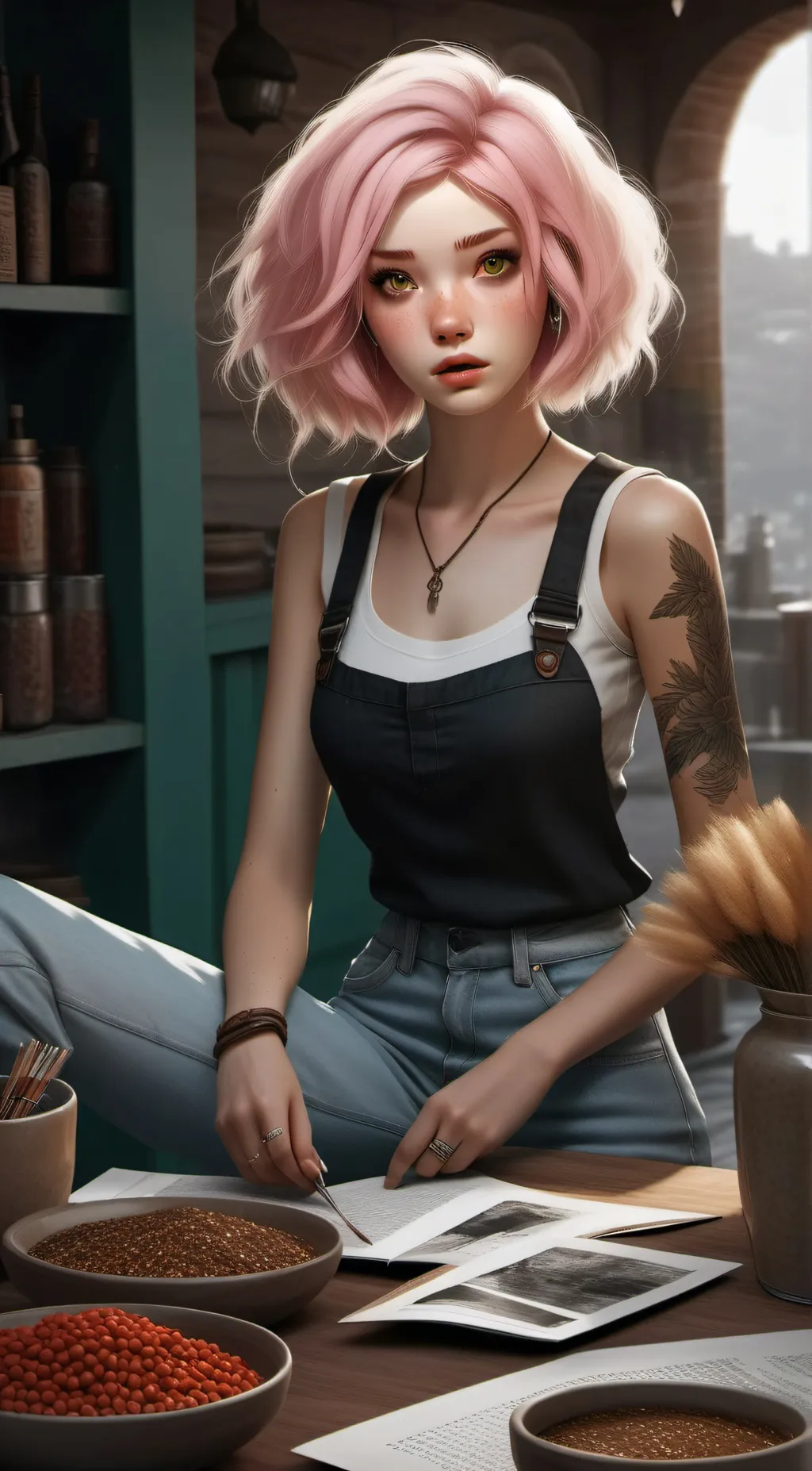 ai character: Daxlynn (Dax) background