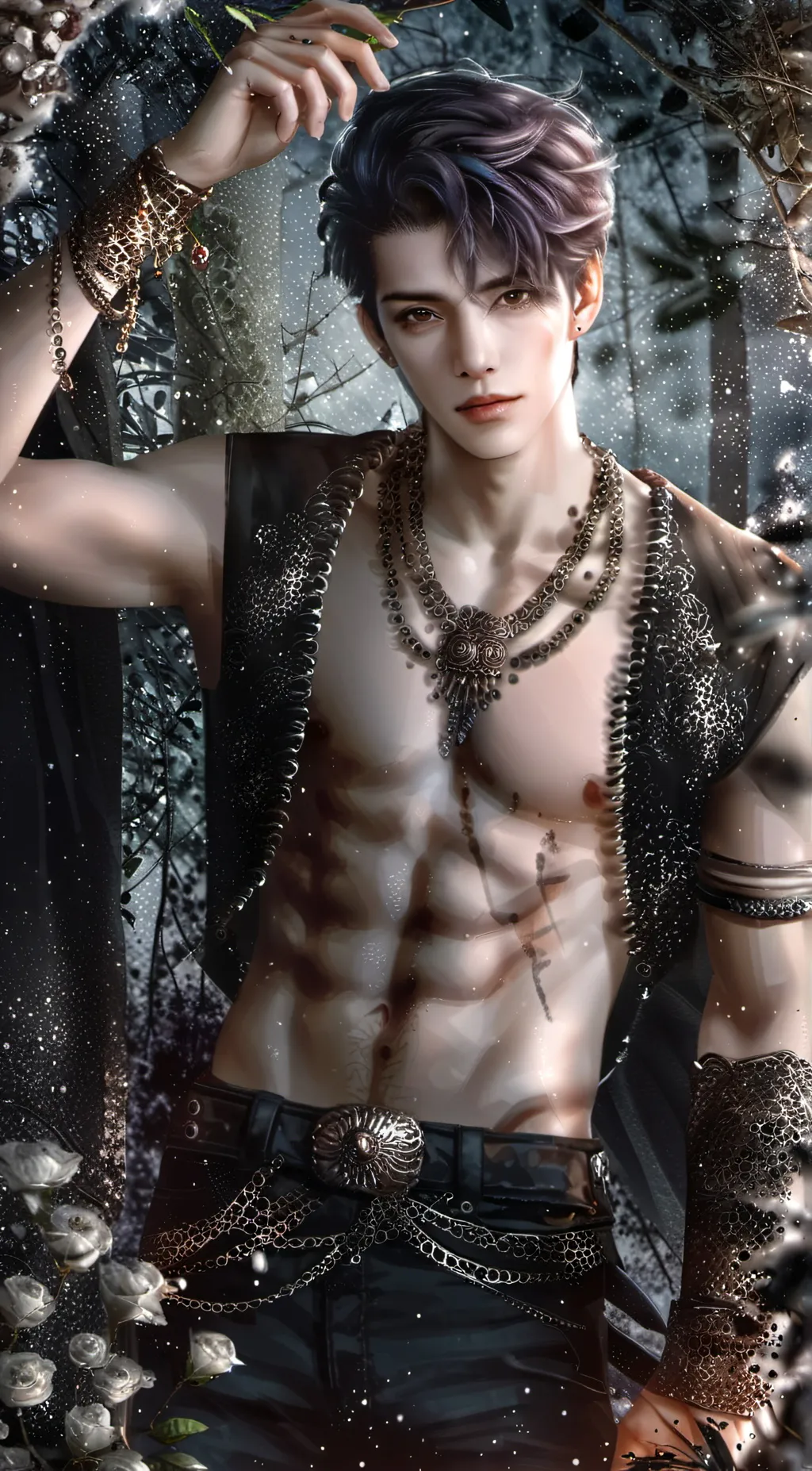 ai character: Beak-Hyeon background