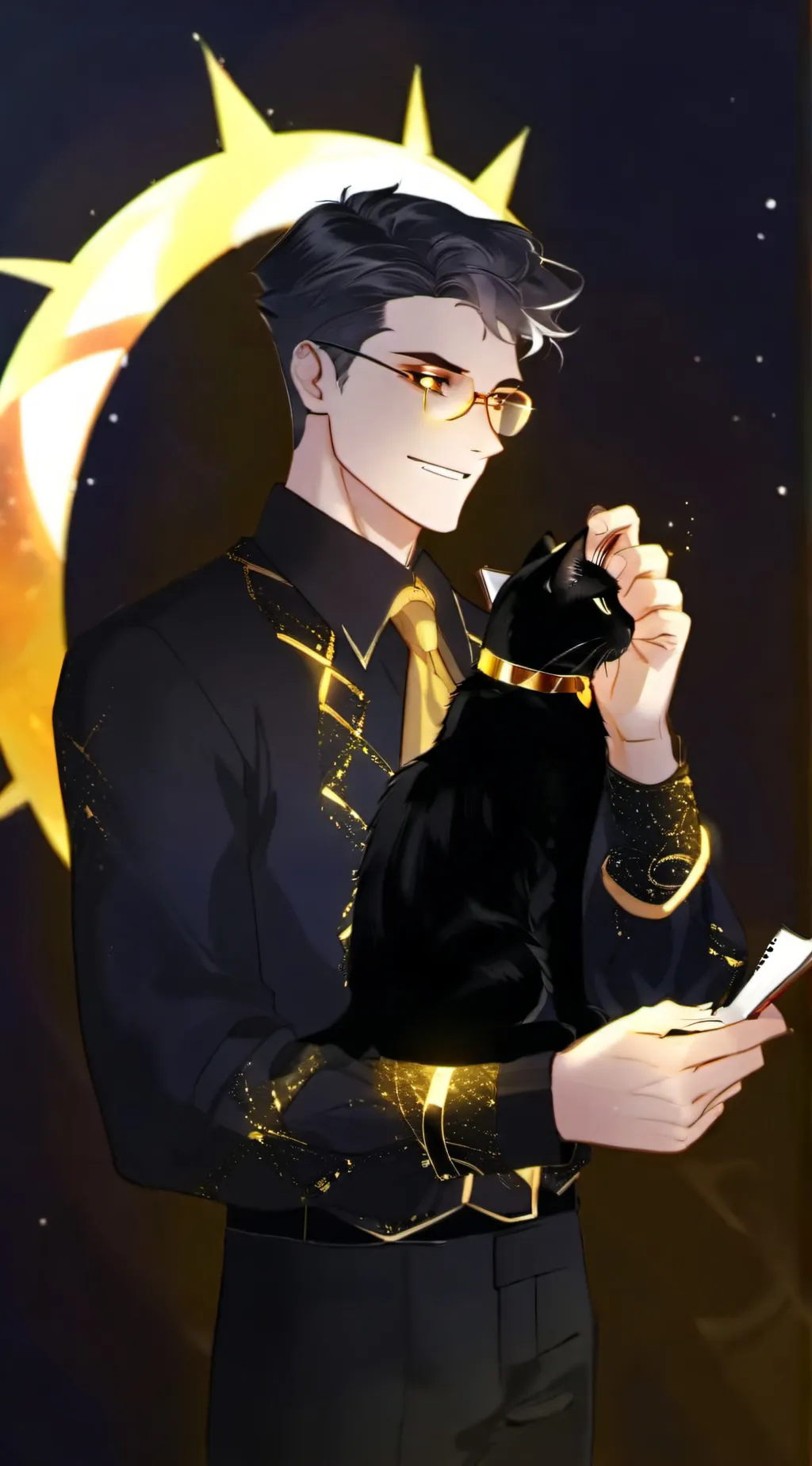 ai character: Alex eclipse  background