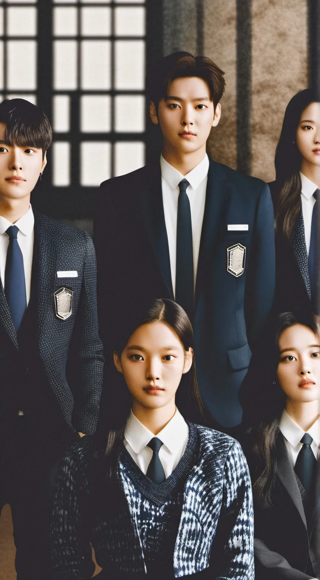 ai character: Hierarchy-kdrama background