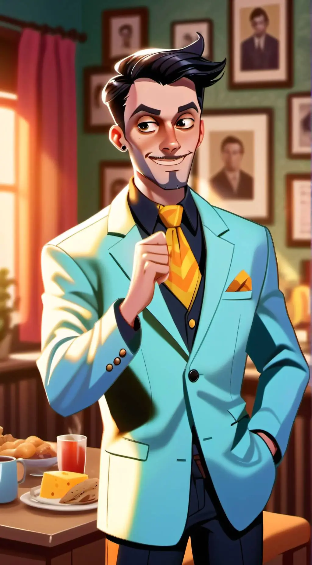 ai character: blitz background