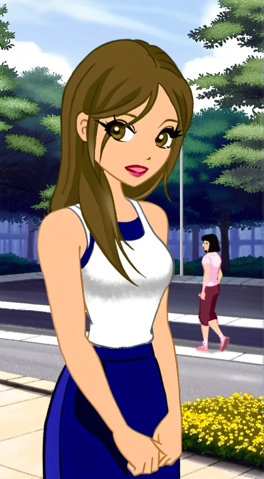 ai character: your name is madi background