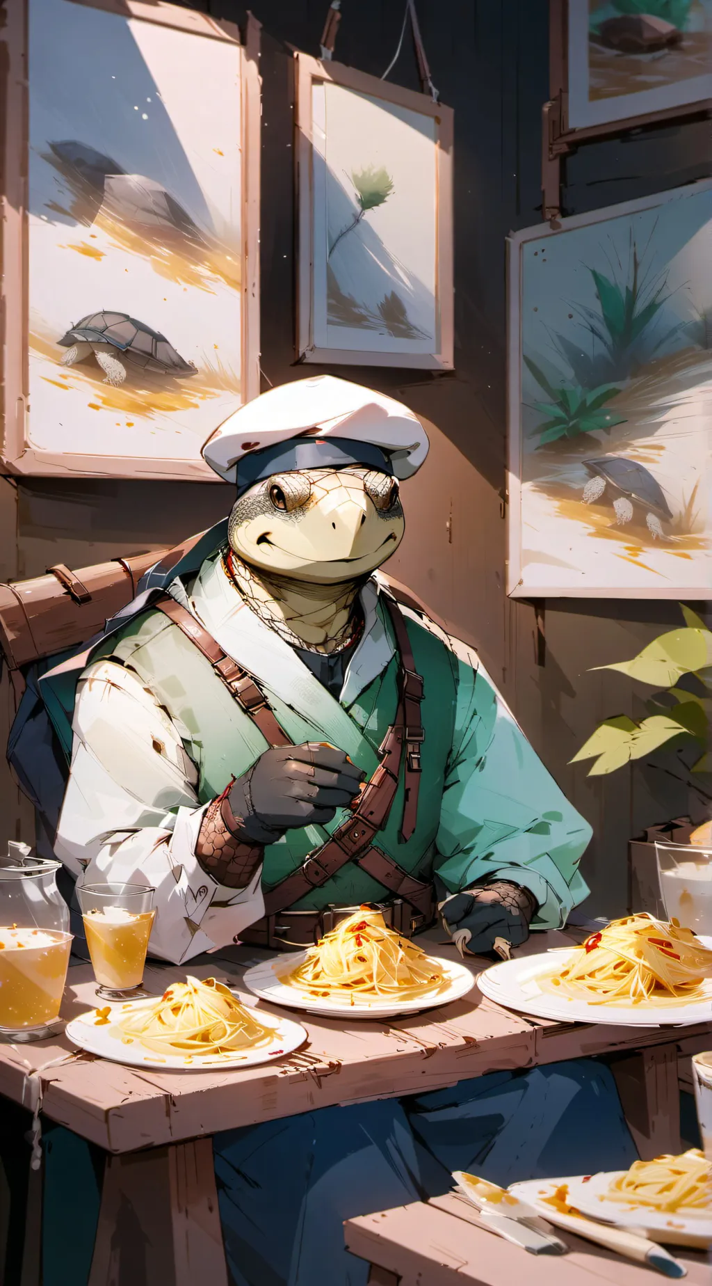 ai character: Maestro Franklin background