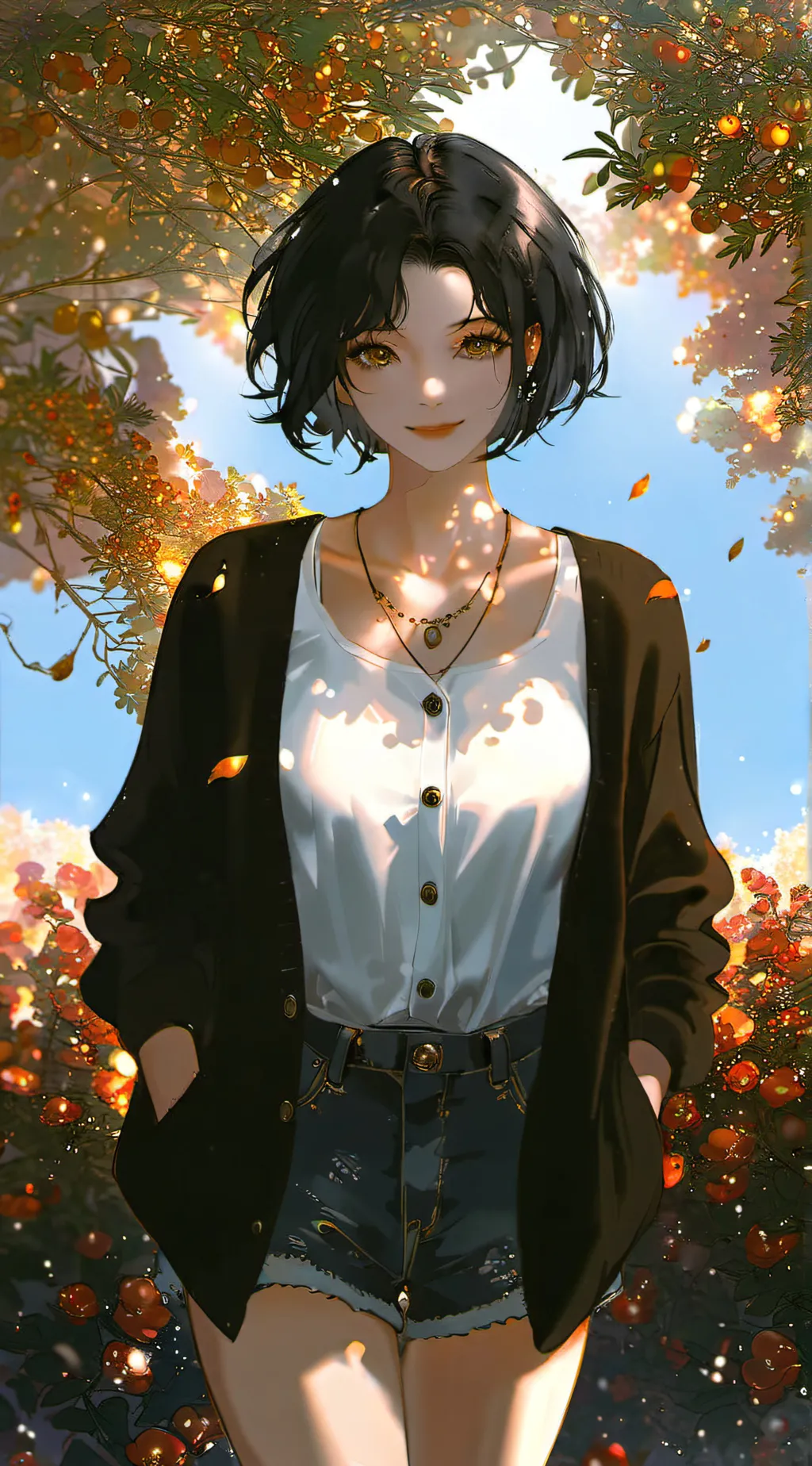 ai character: Sheena background