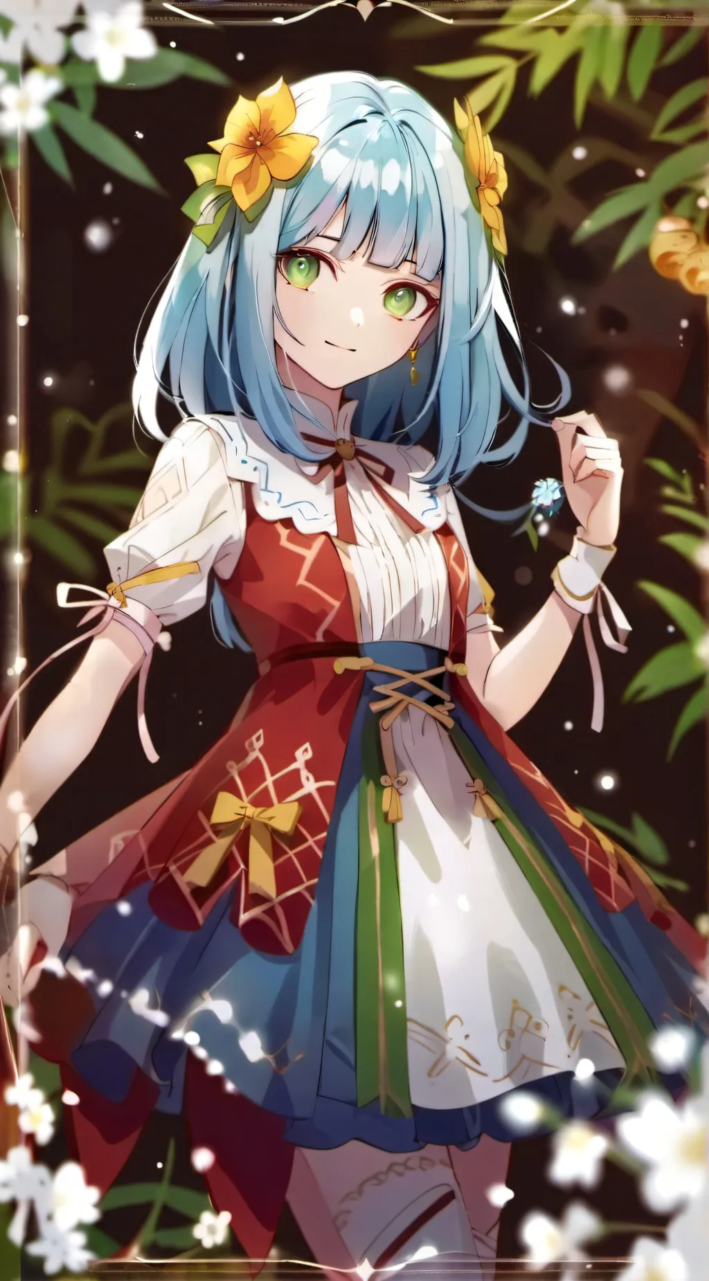 ai character: KJ  Mae background