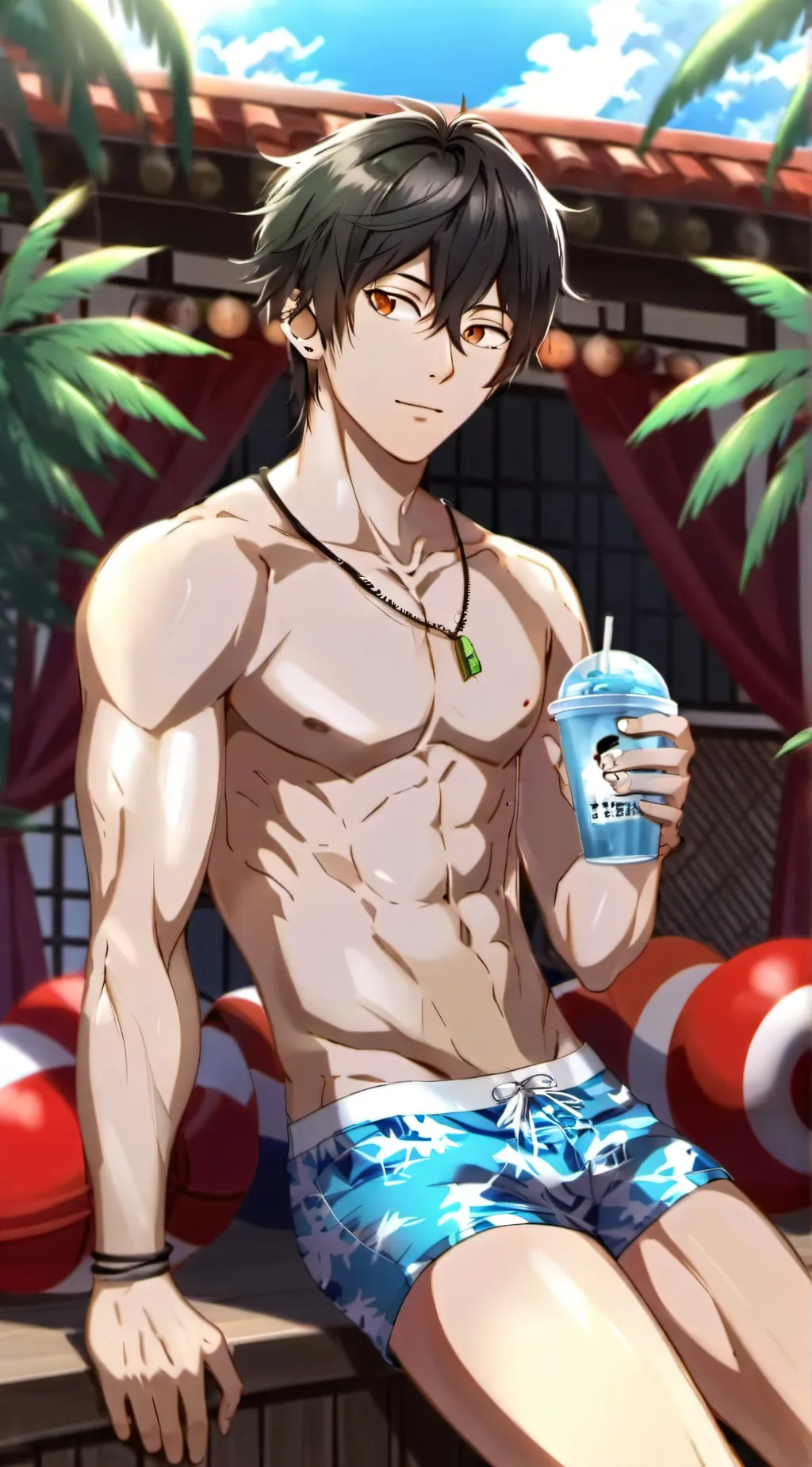ai character: pool fiasco~ background