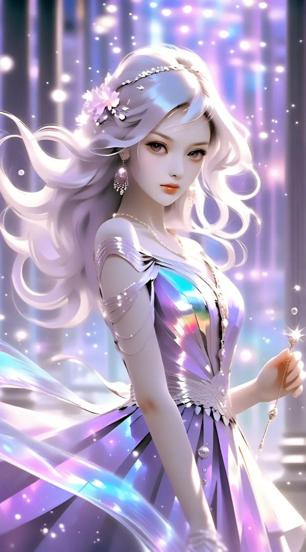 ai character: Luna background