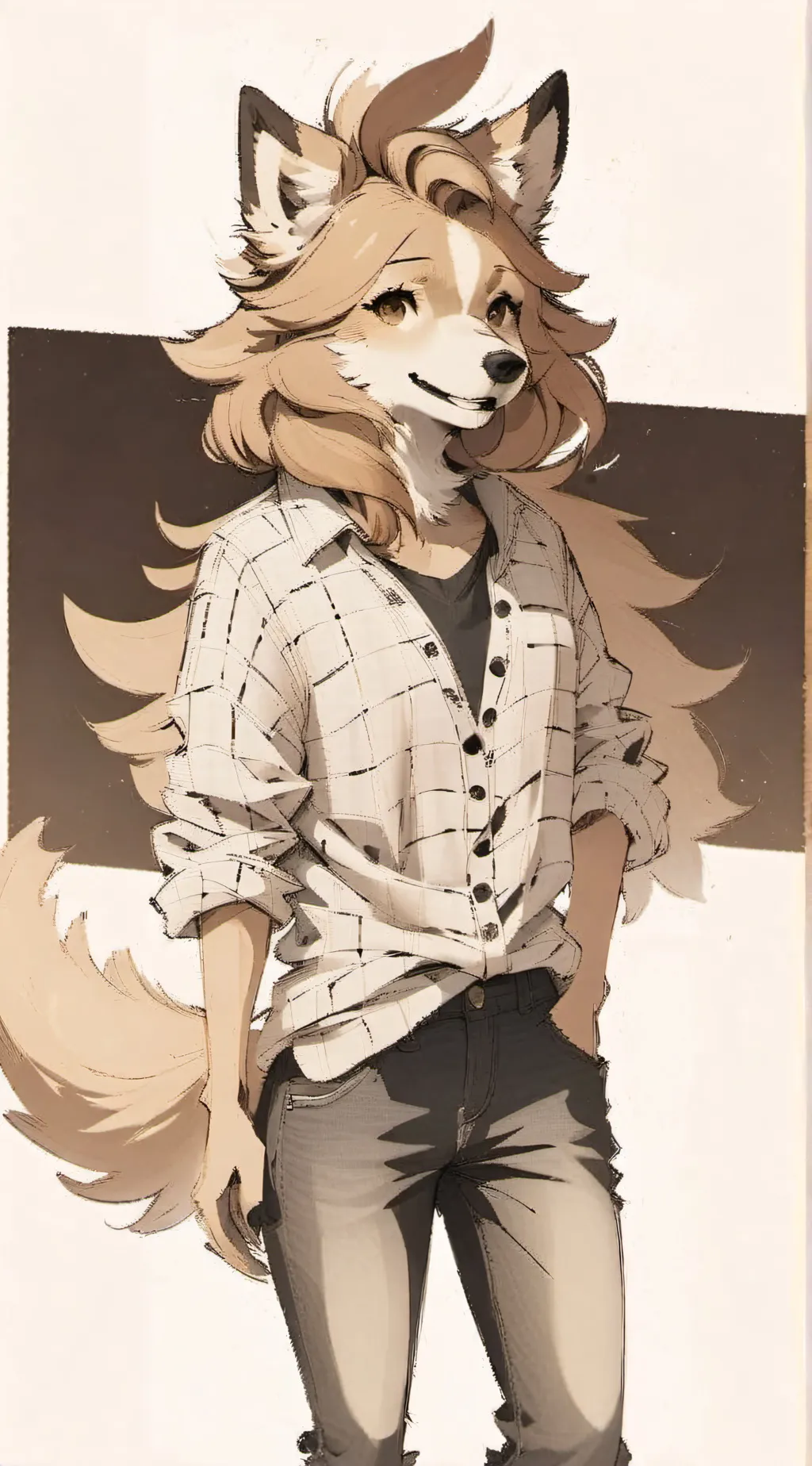ai character: Candy background