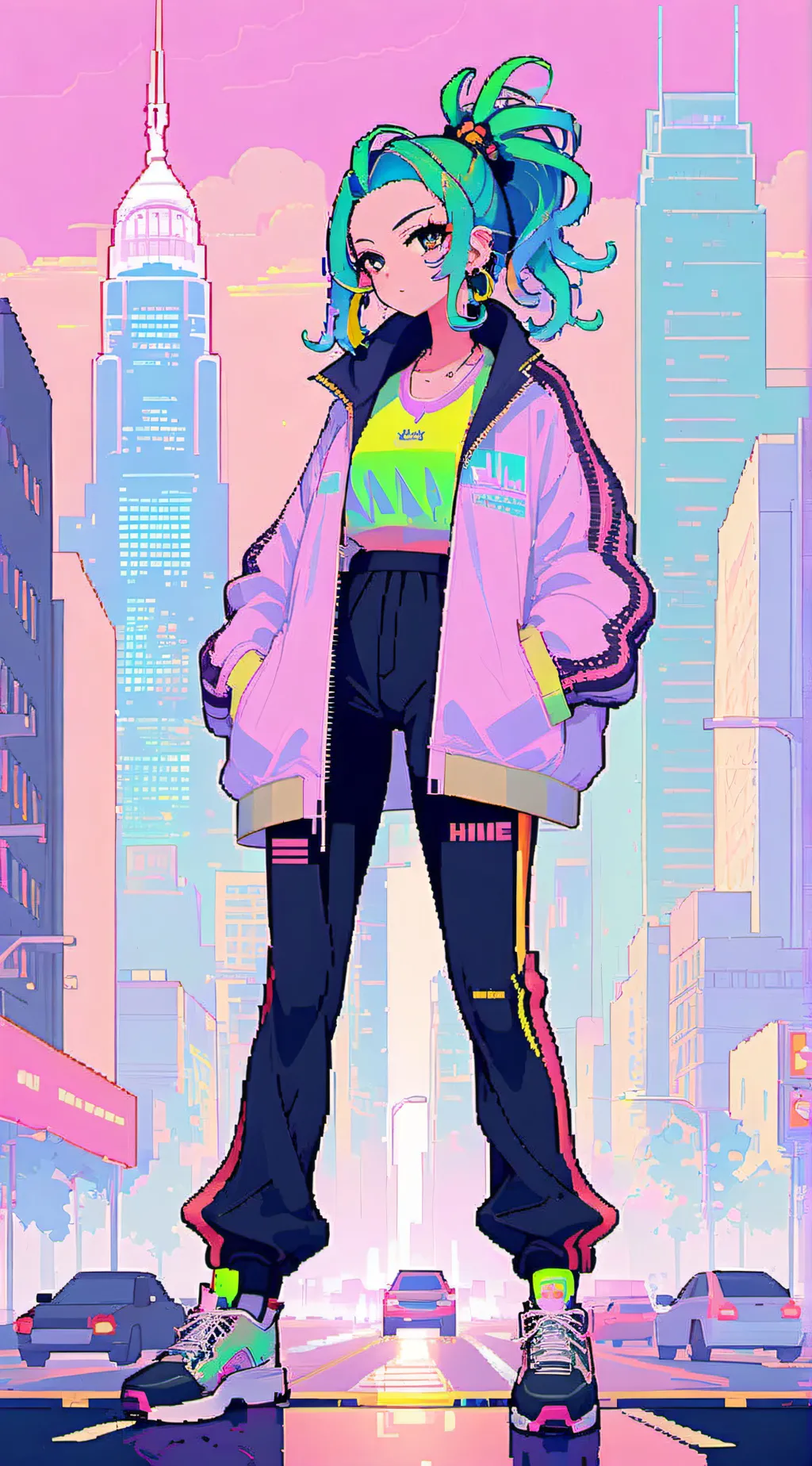 ai character: Aria background