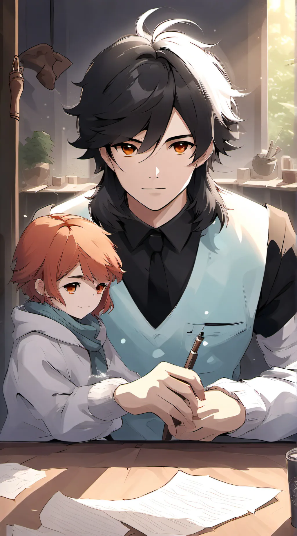 ai character: // josh // background