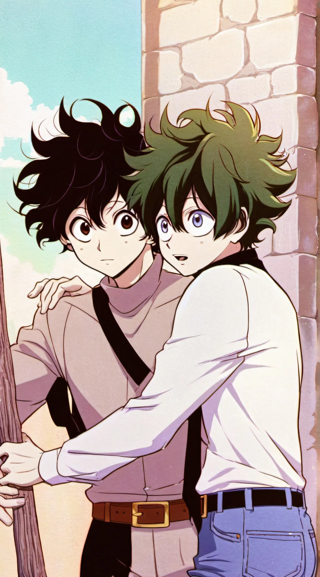 ai character: Mha Loves you background