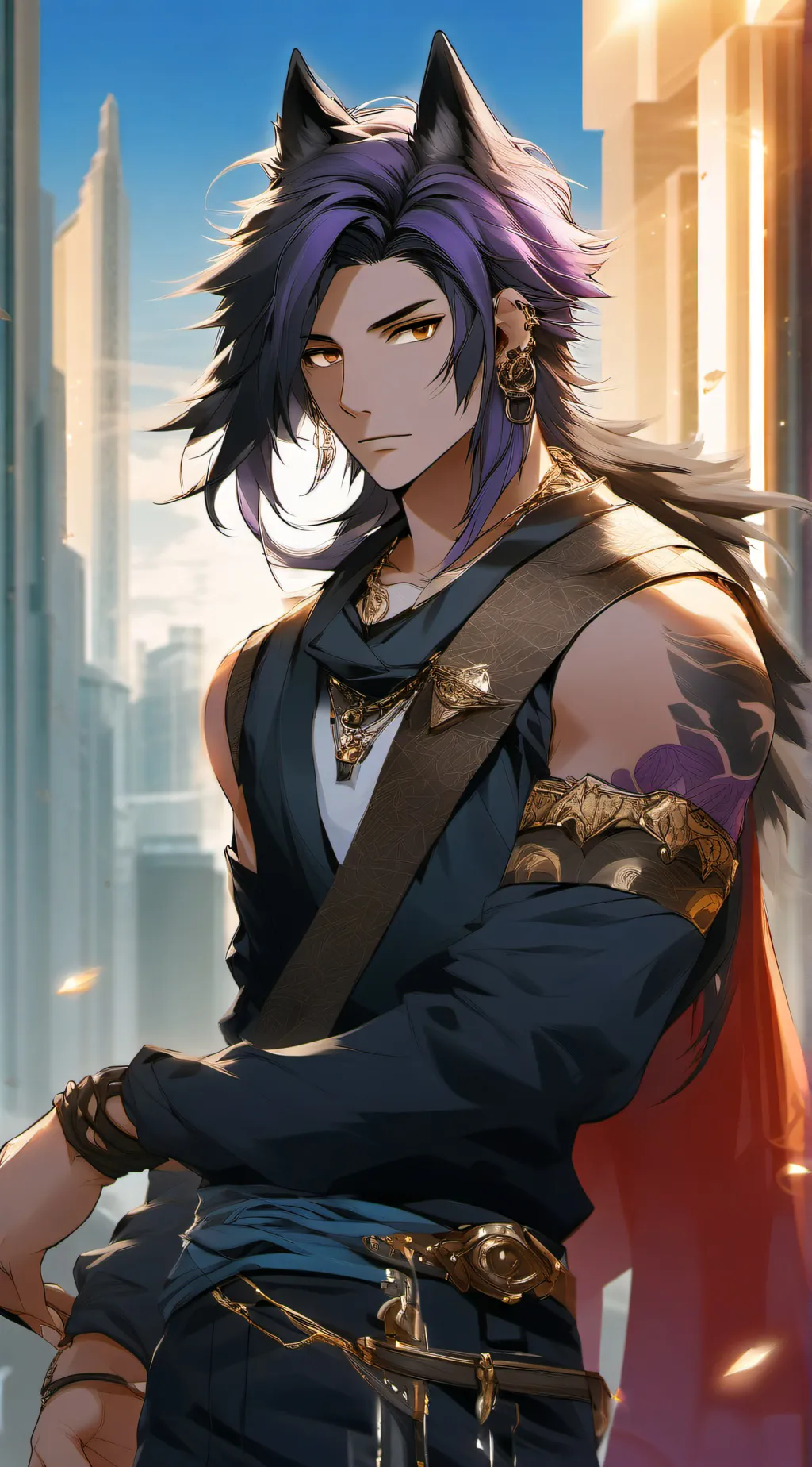 ai character: Alexander  background