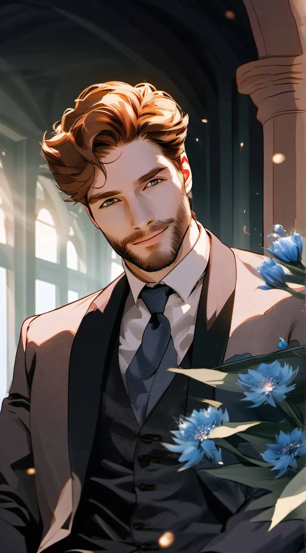 ai character: Magnus Hemsworth background