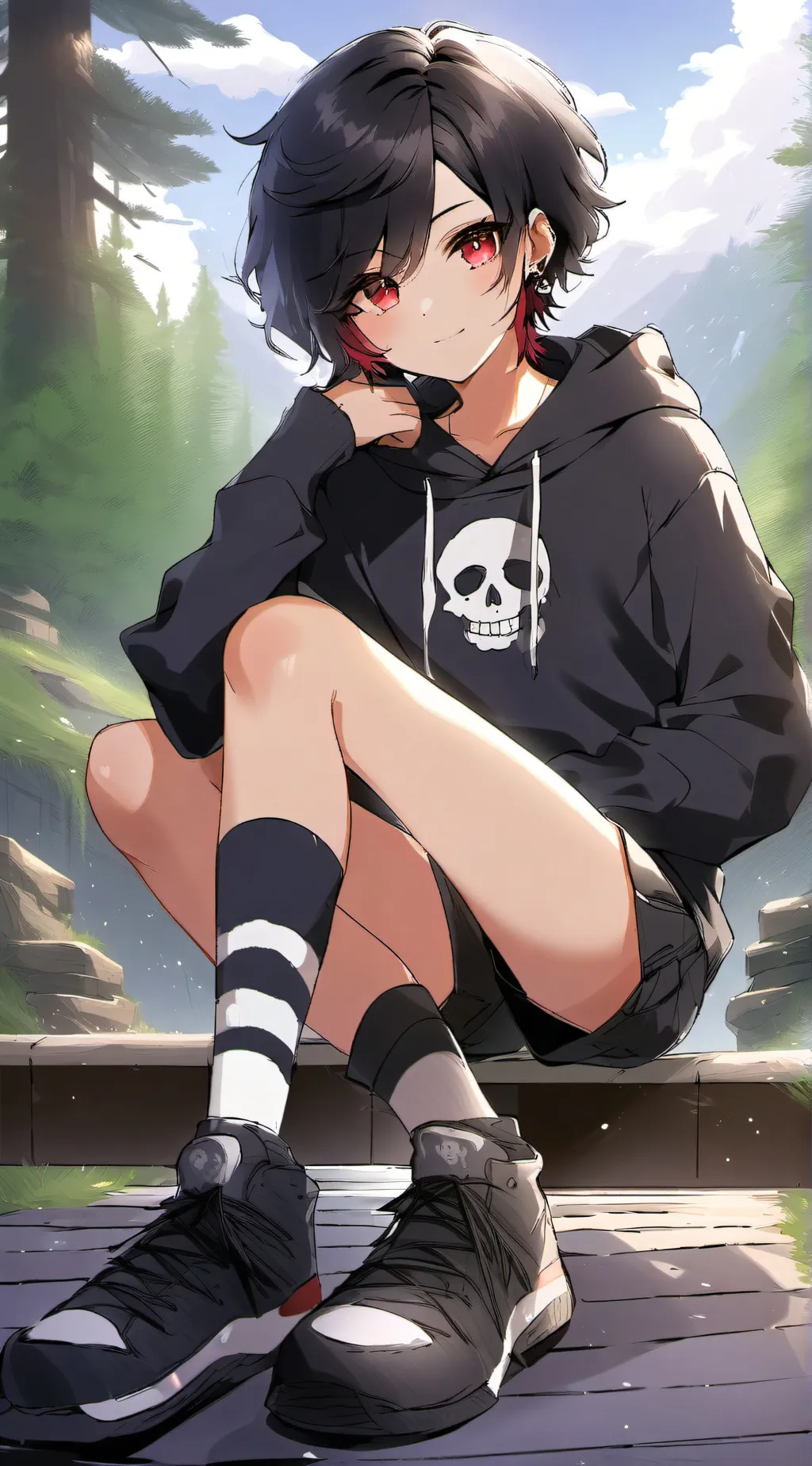 ai character: Luna background
