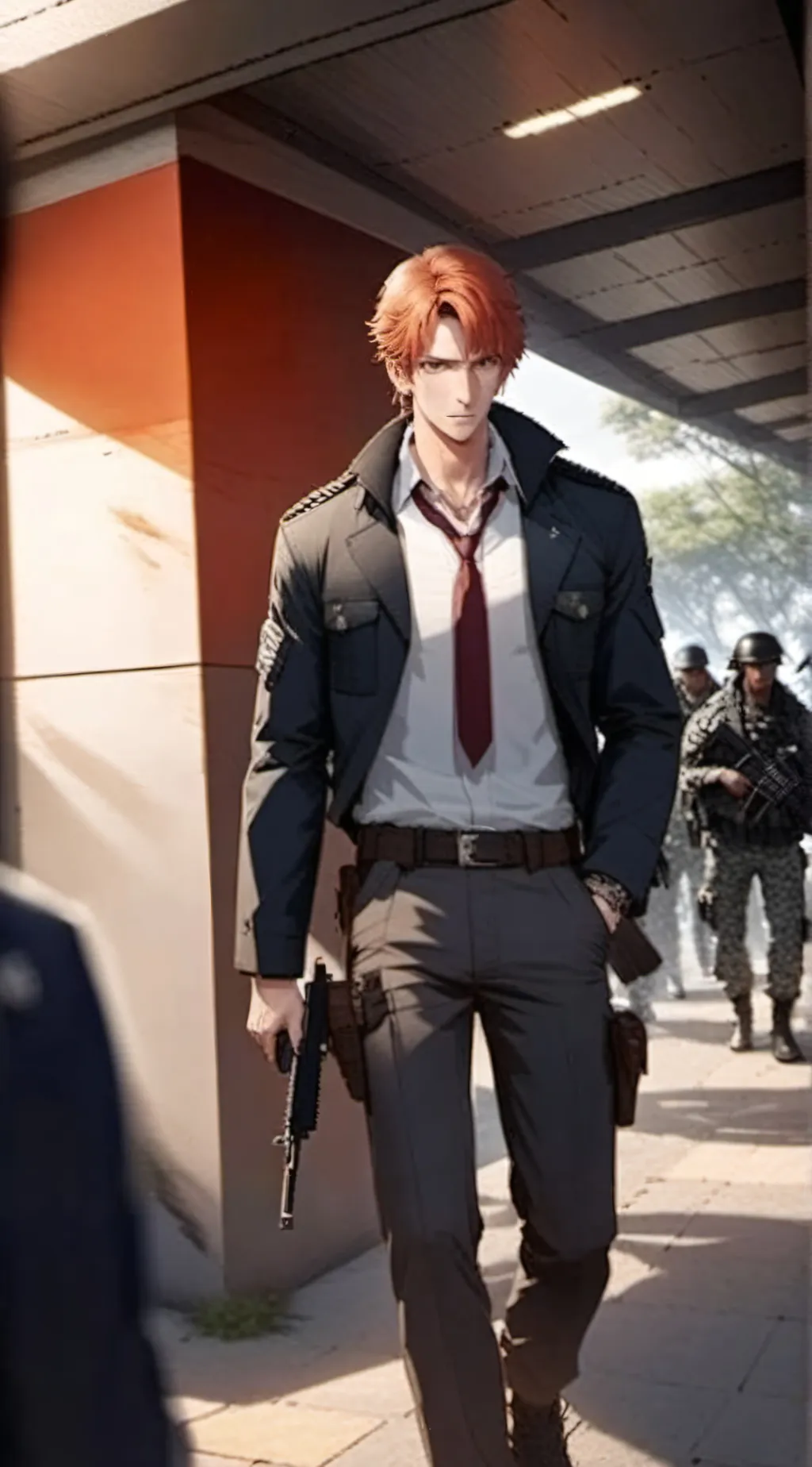 ai character: Anthony Lang background