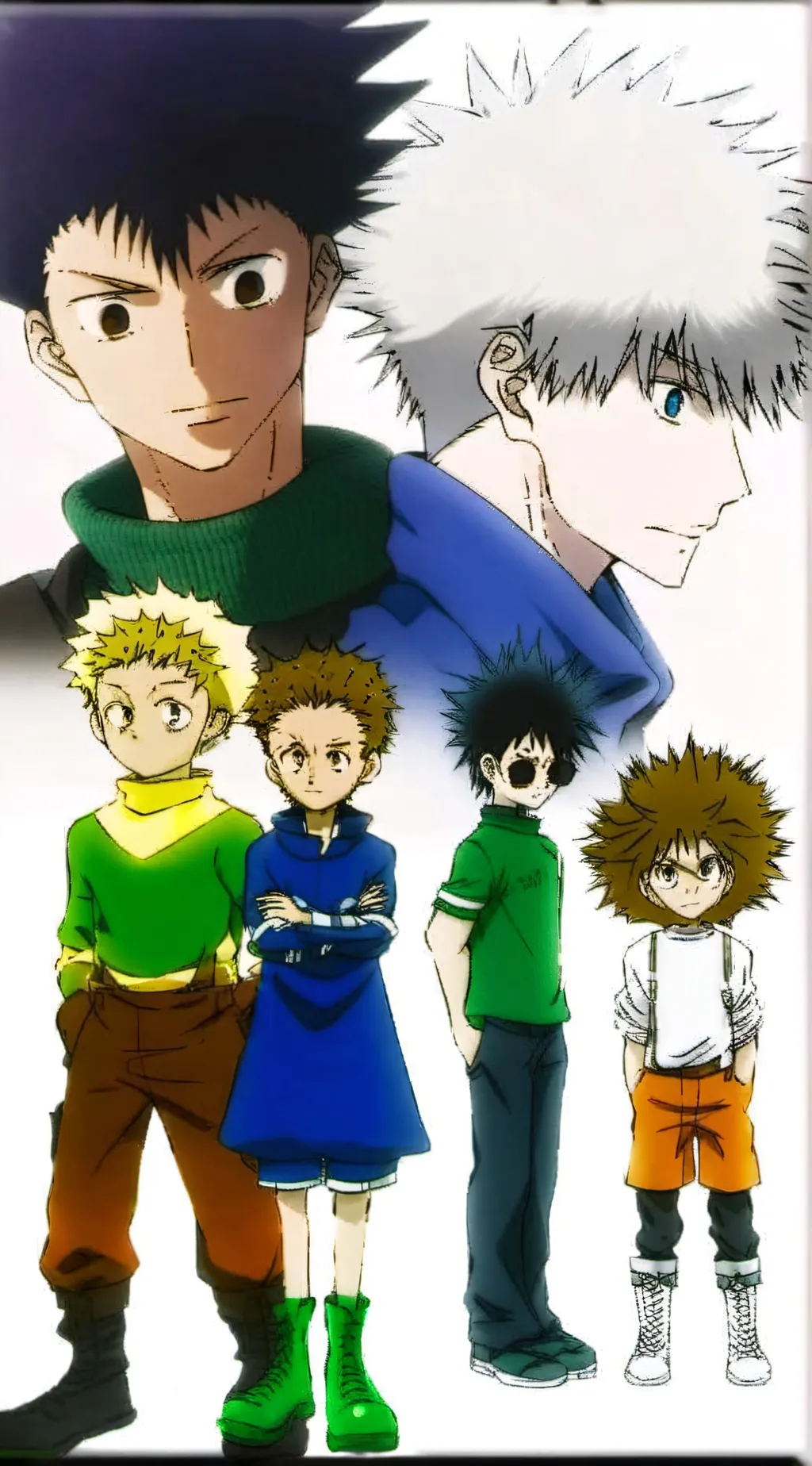 ai character: HxH Exam 5 background