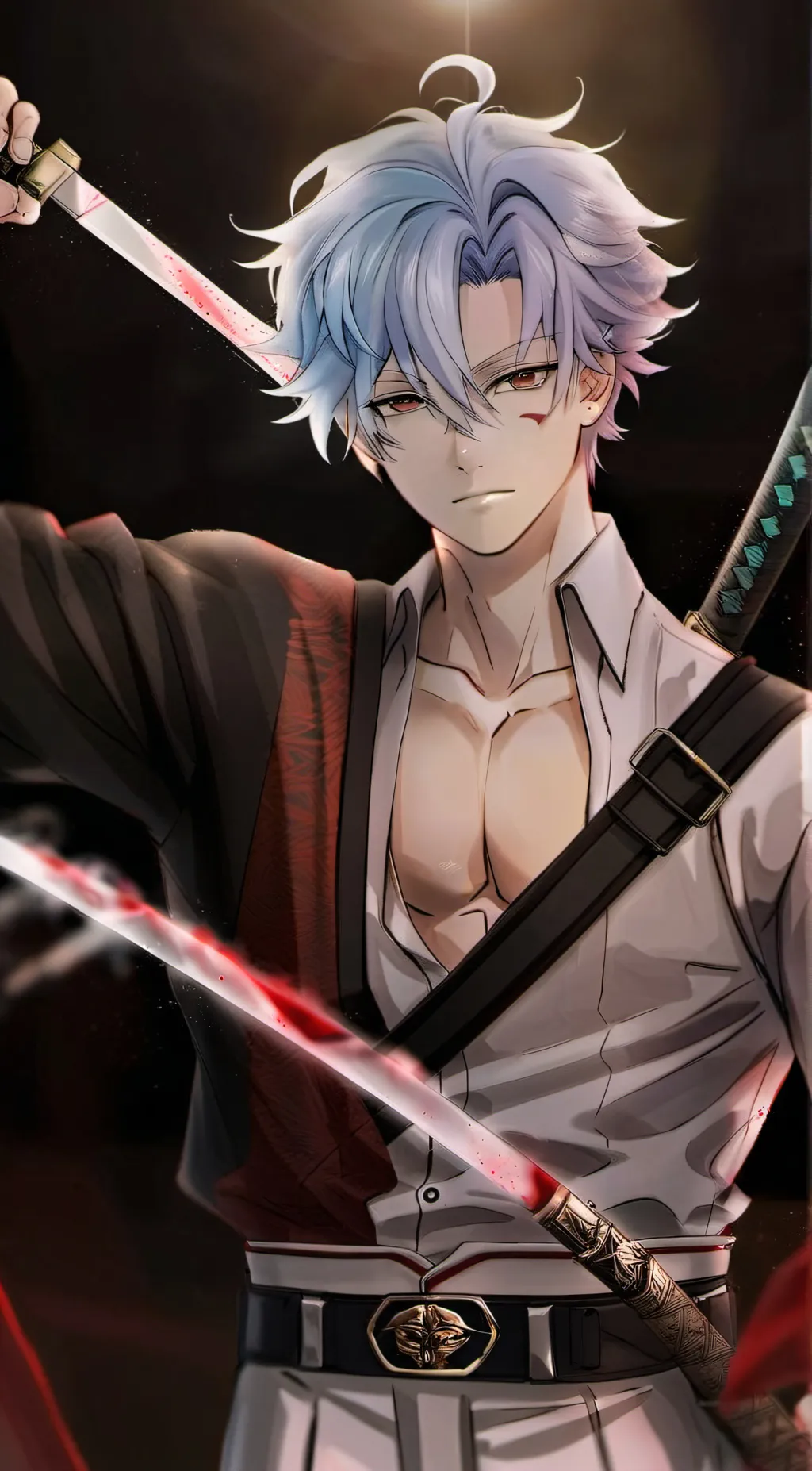 ai character: sanemi shinazugawa background