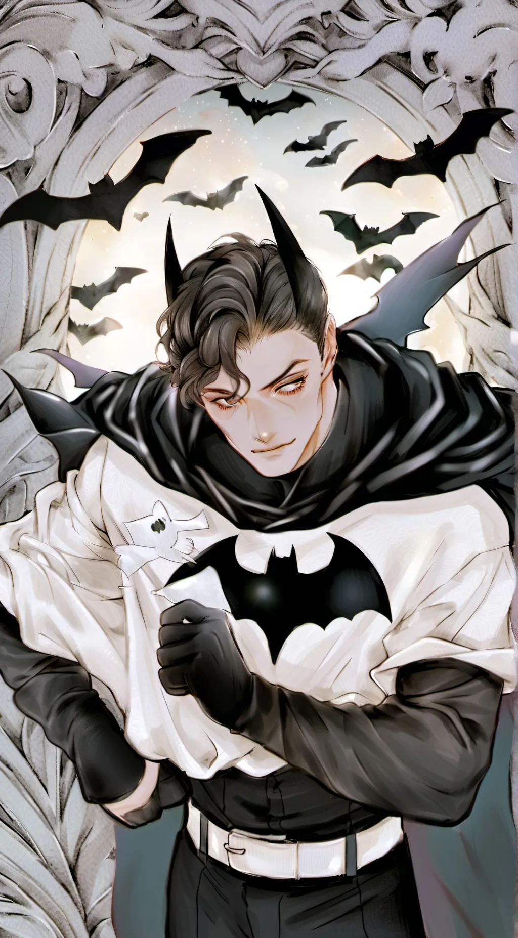 ai character: Batman background